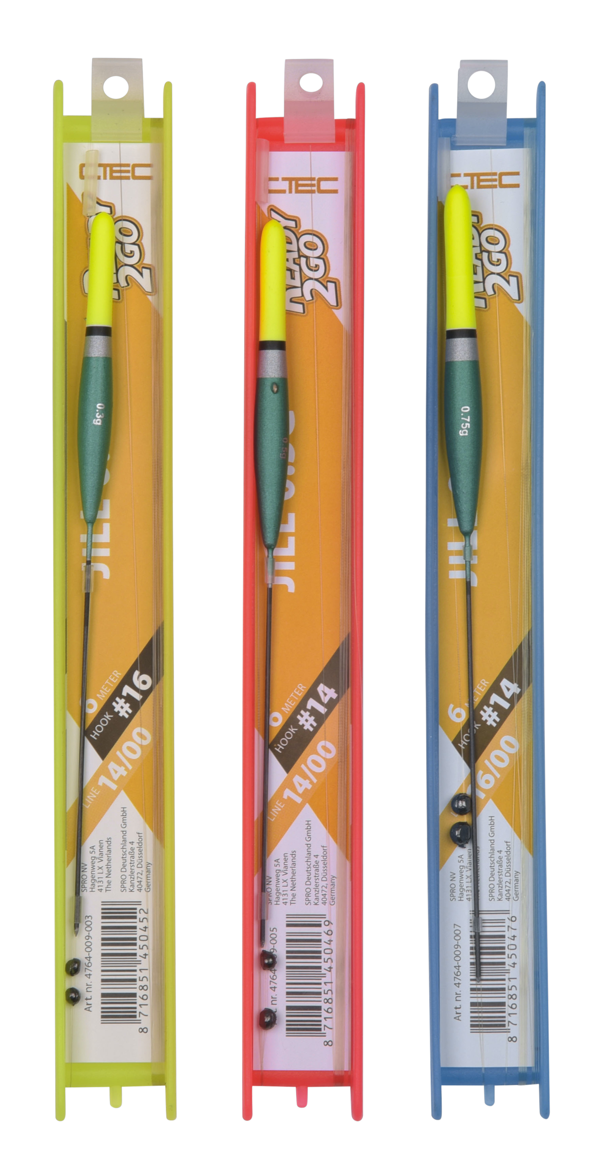 Spro C-Tec Polerigs Jill Stippposen Rig Fertigangel 6m 0,3g 0,5g 0,7g