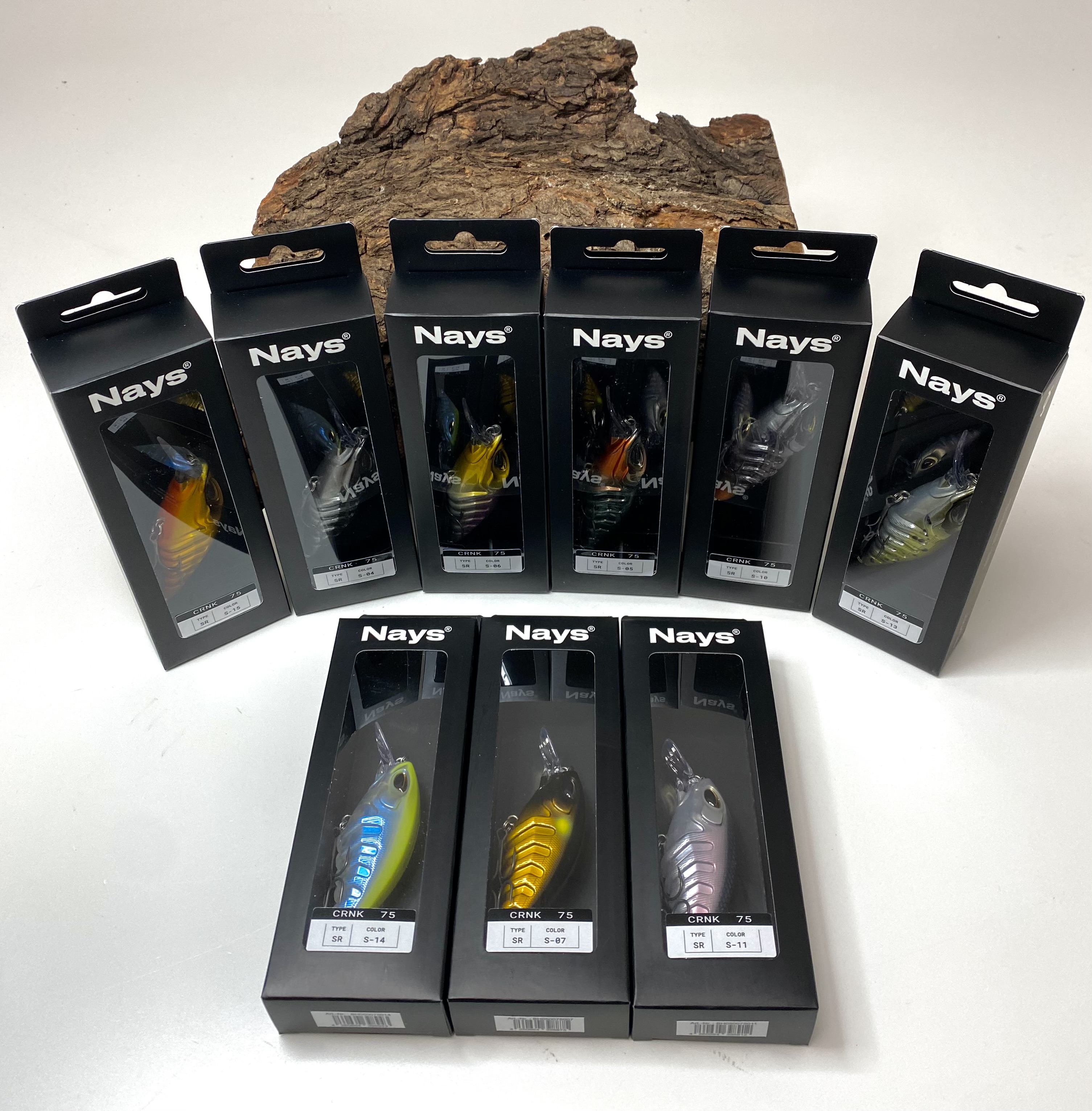 Nays CRNK 75 SR 7,5cm 19.2g Crankbait Hardbait BKK Drilling Wobbler 10 Farben