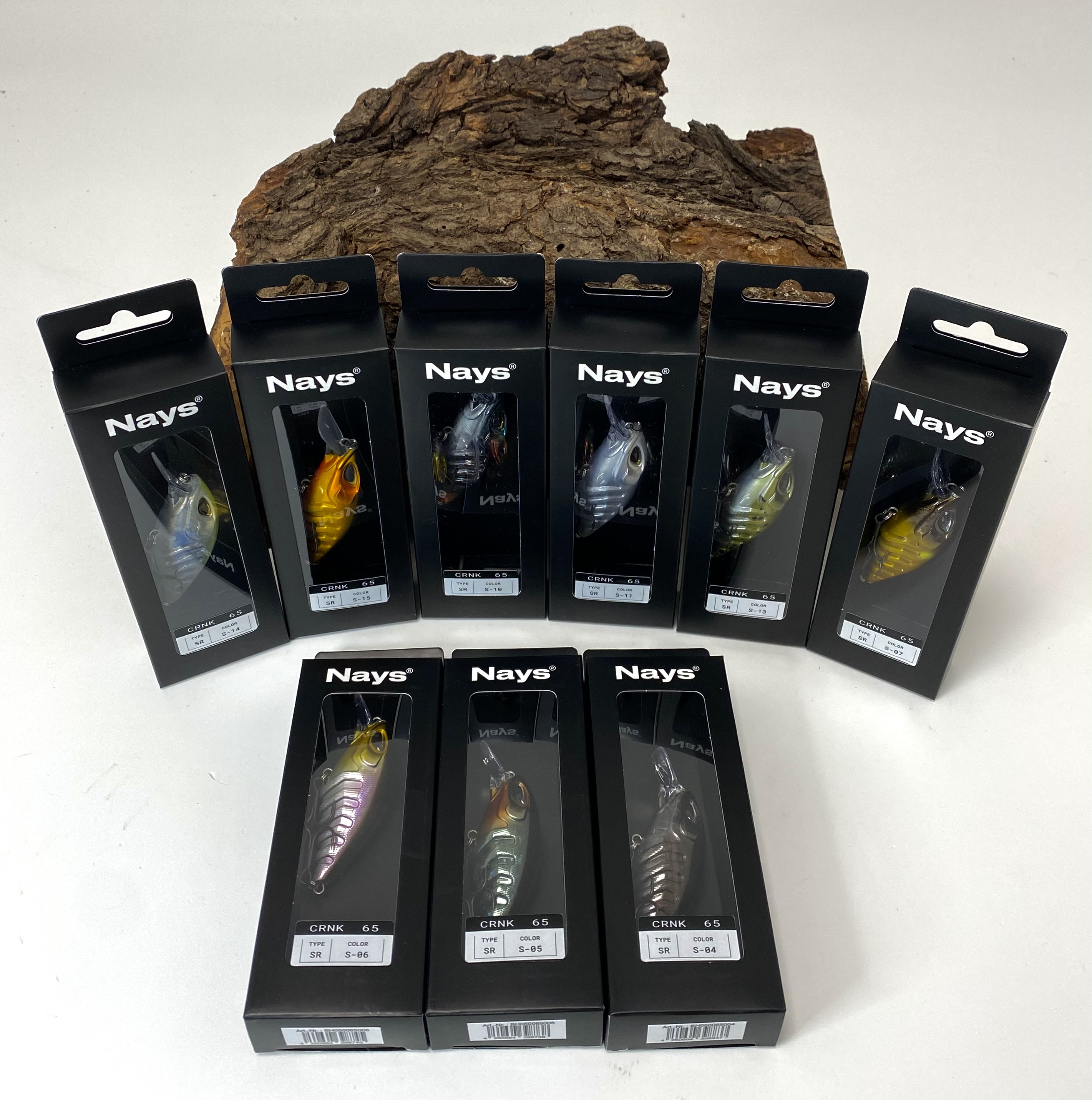 Nays CRNK 65 SR 6,5cm 12,4g Crankbait Hardbait BKK Drilling Wobbler 10 Farben