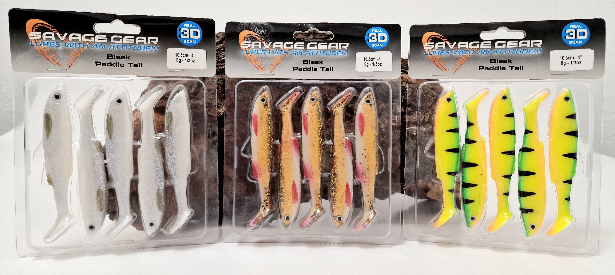 Savage Gear LB 3D Bleak Paddle Tail 10,5cm 8g 4 Farben ABVERKAUF