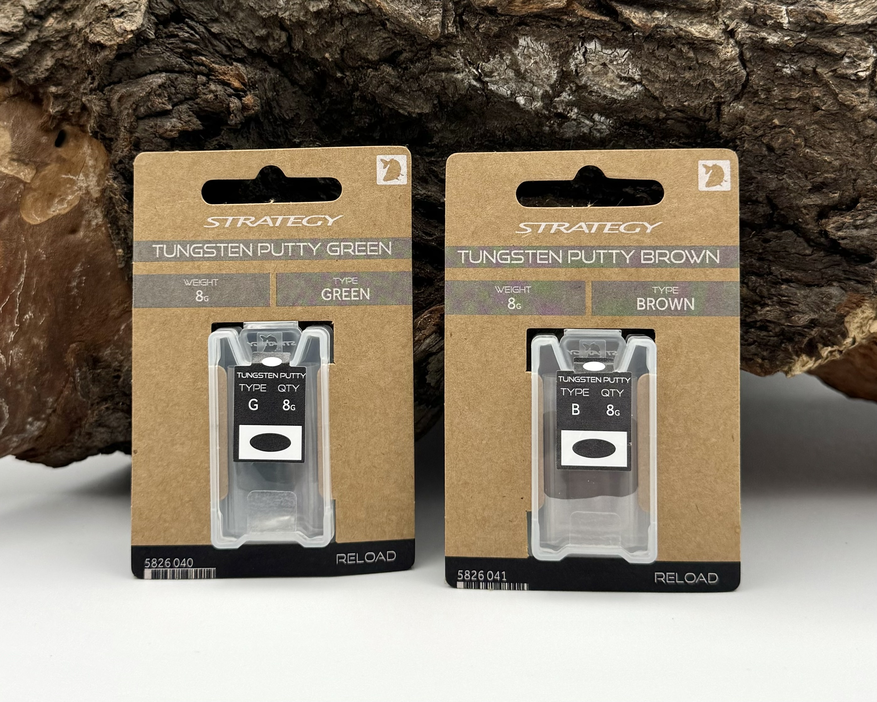 Strategy Reload Tungsten Putty Green Brown 8g