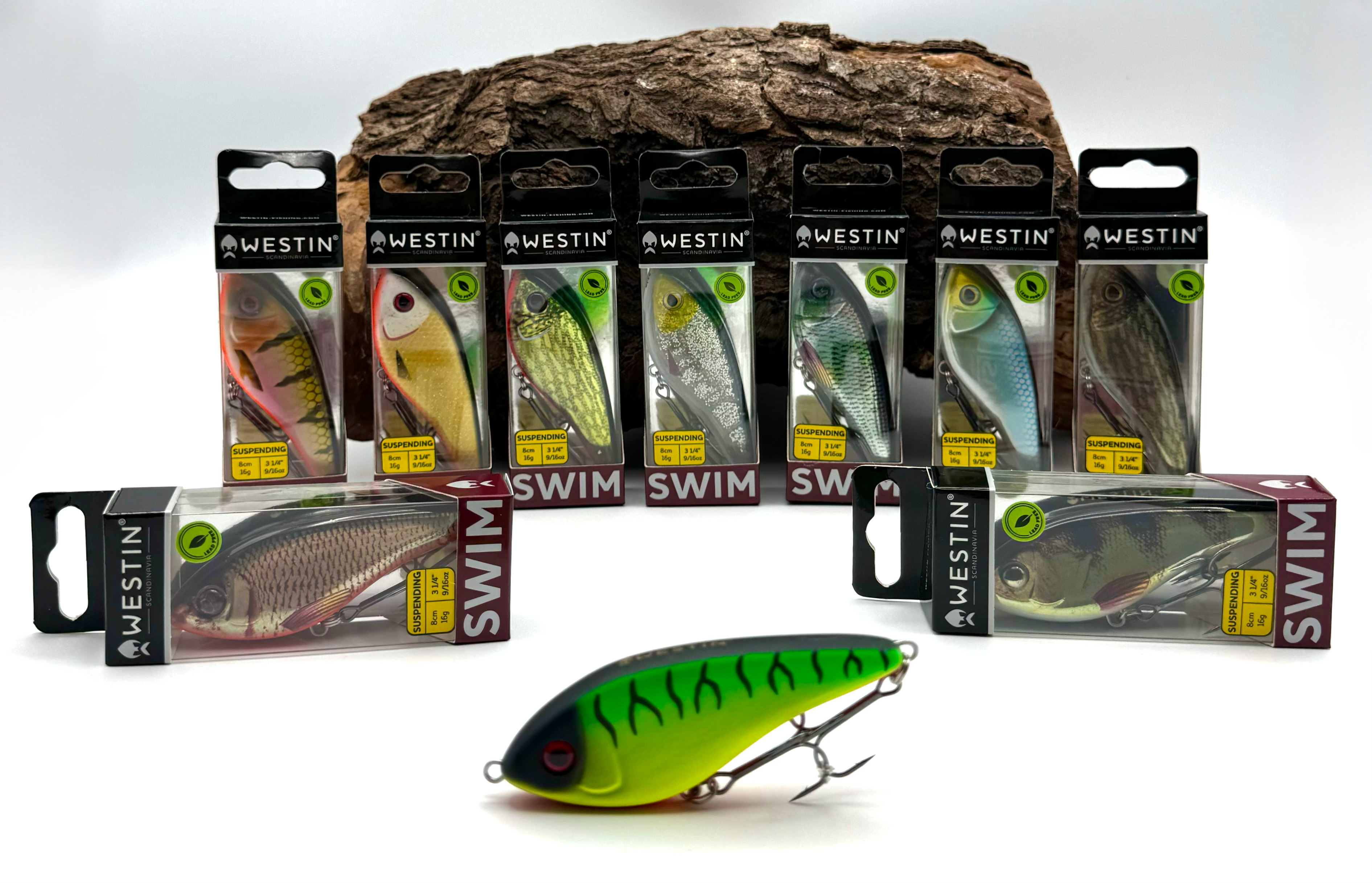 Westin Swim Glidebait 8cm 16g Suspending 10 Farben