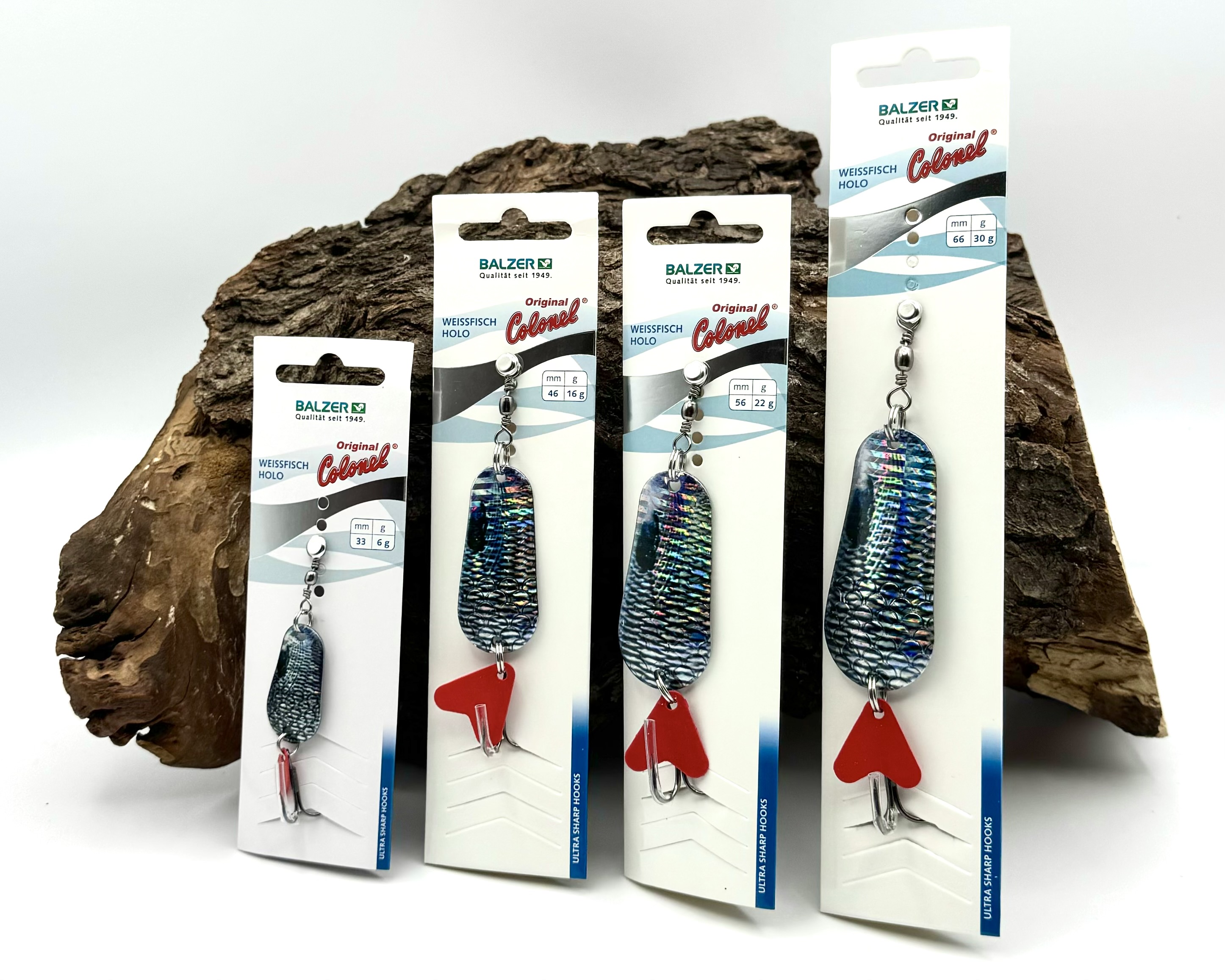 Balzer Colonel Classic Blinker Weissfisch Holo 6g 16g 22g 30g