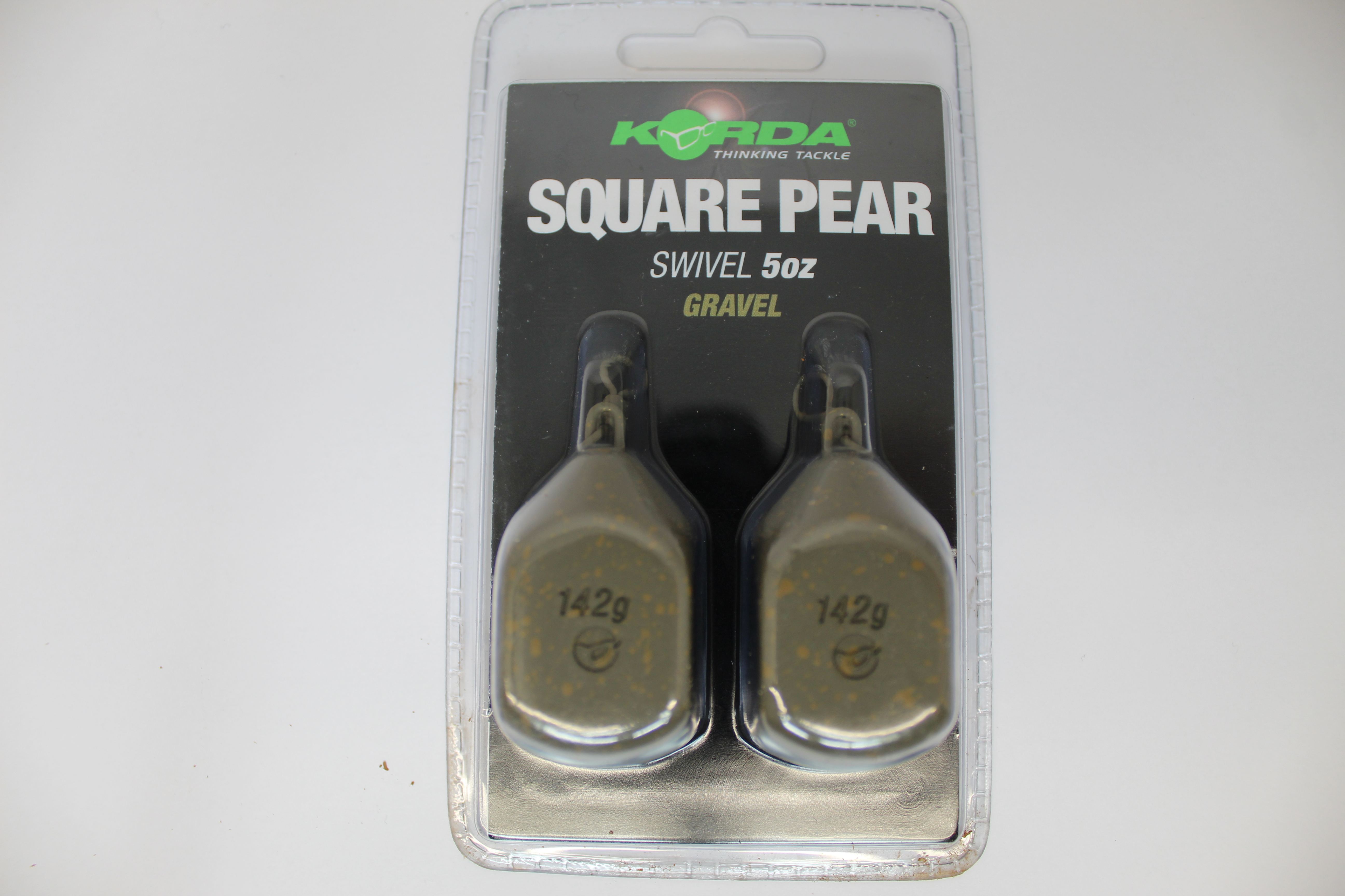 Korda Square Pear Swivel Gravel Kies Karpfenblei  3oz/85g 3,5oz/99g 4oz/113g 5oz/142g