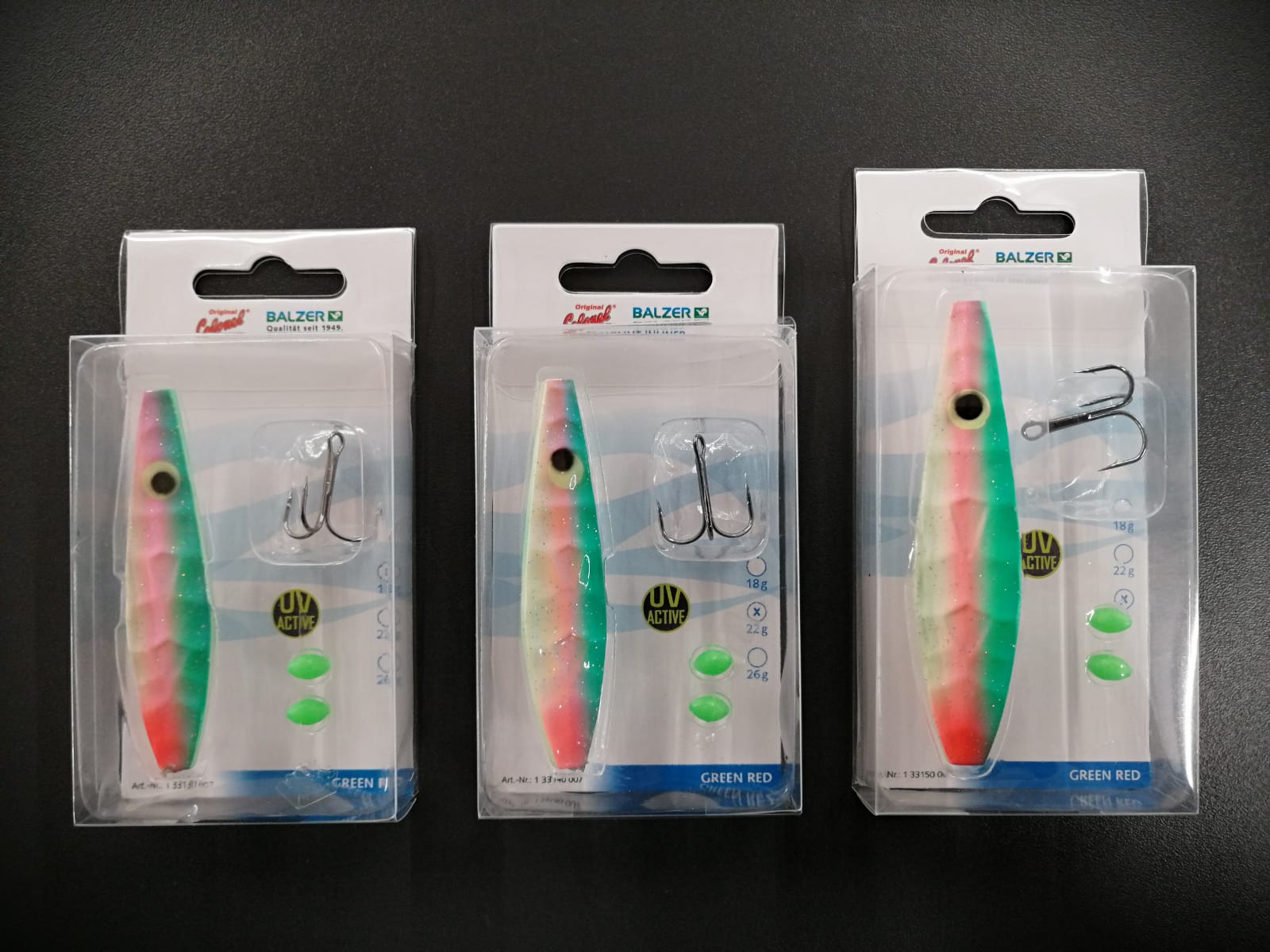 Balzer Colonel Z Seatrout Inliner 18g 22g 26g türkis orange bleifrei ABVERKAUF