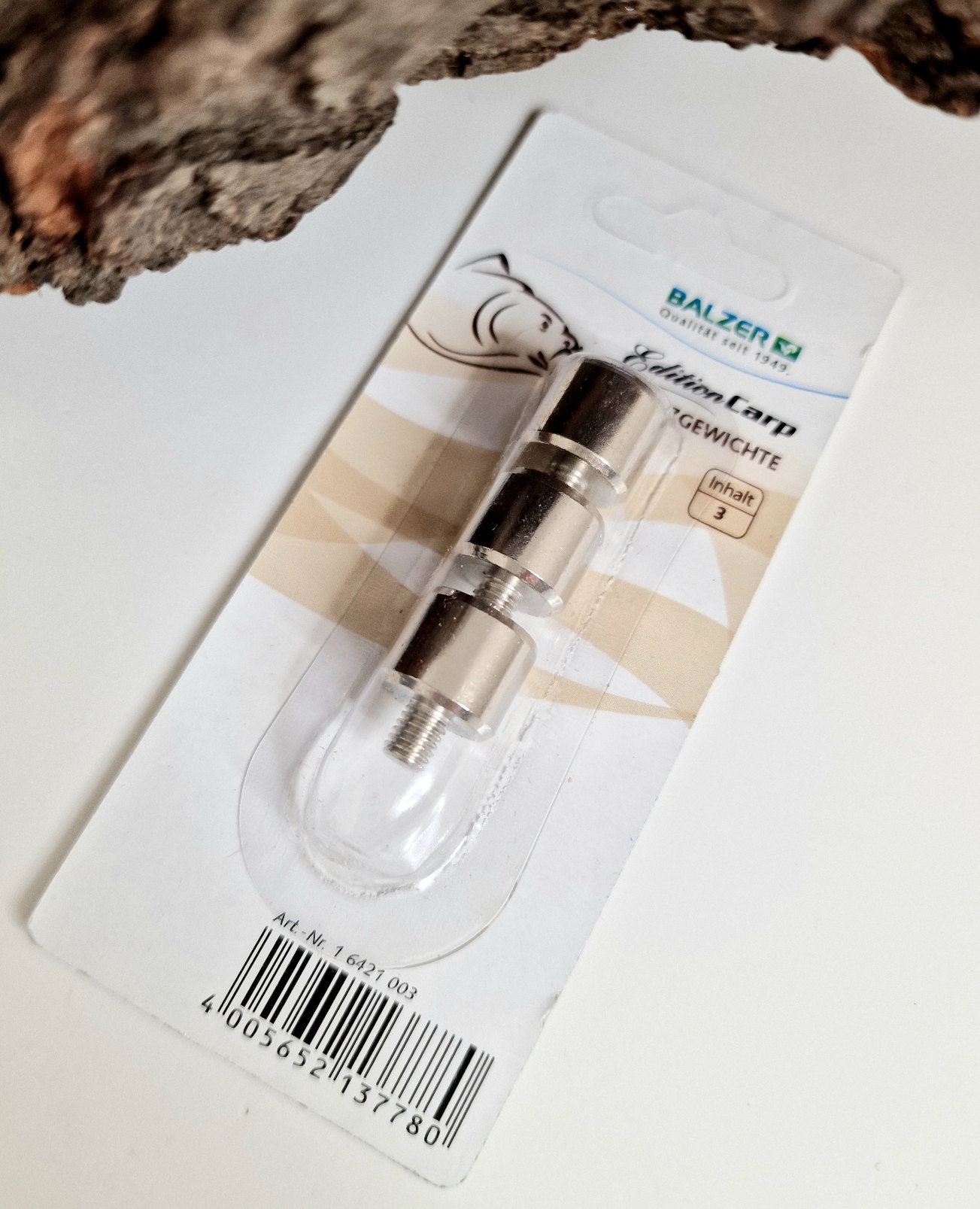 Balzer Ersatzgewichte Fallbiss 3 Stück Edelstahl ABVERKAUF