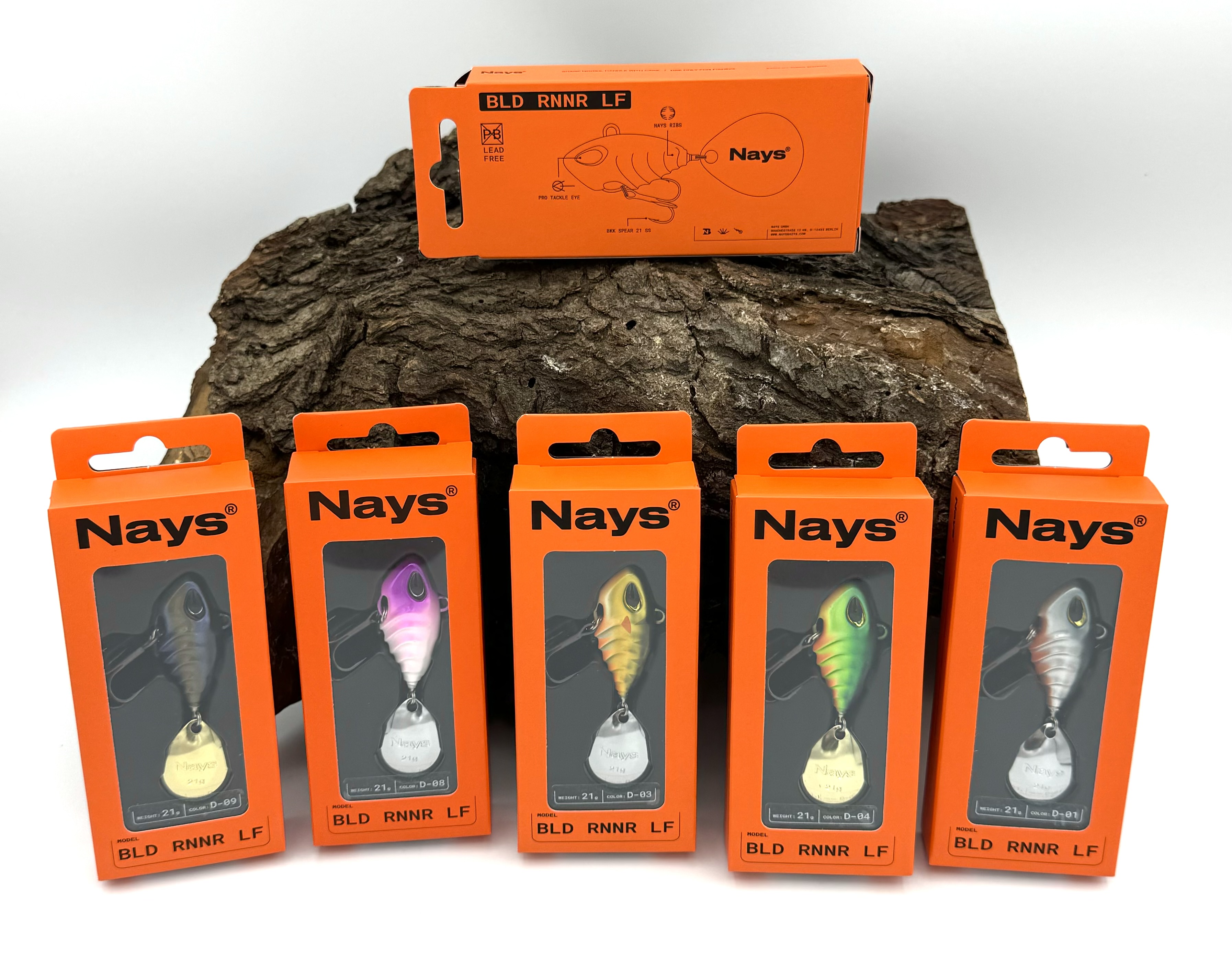 Nays BLD RNNR LF 21g D-01 D-03 D-04 D-08 D-09 Jig Spinner