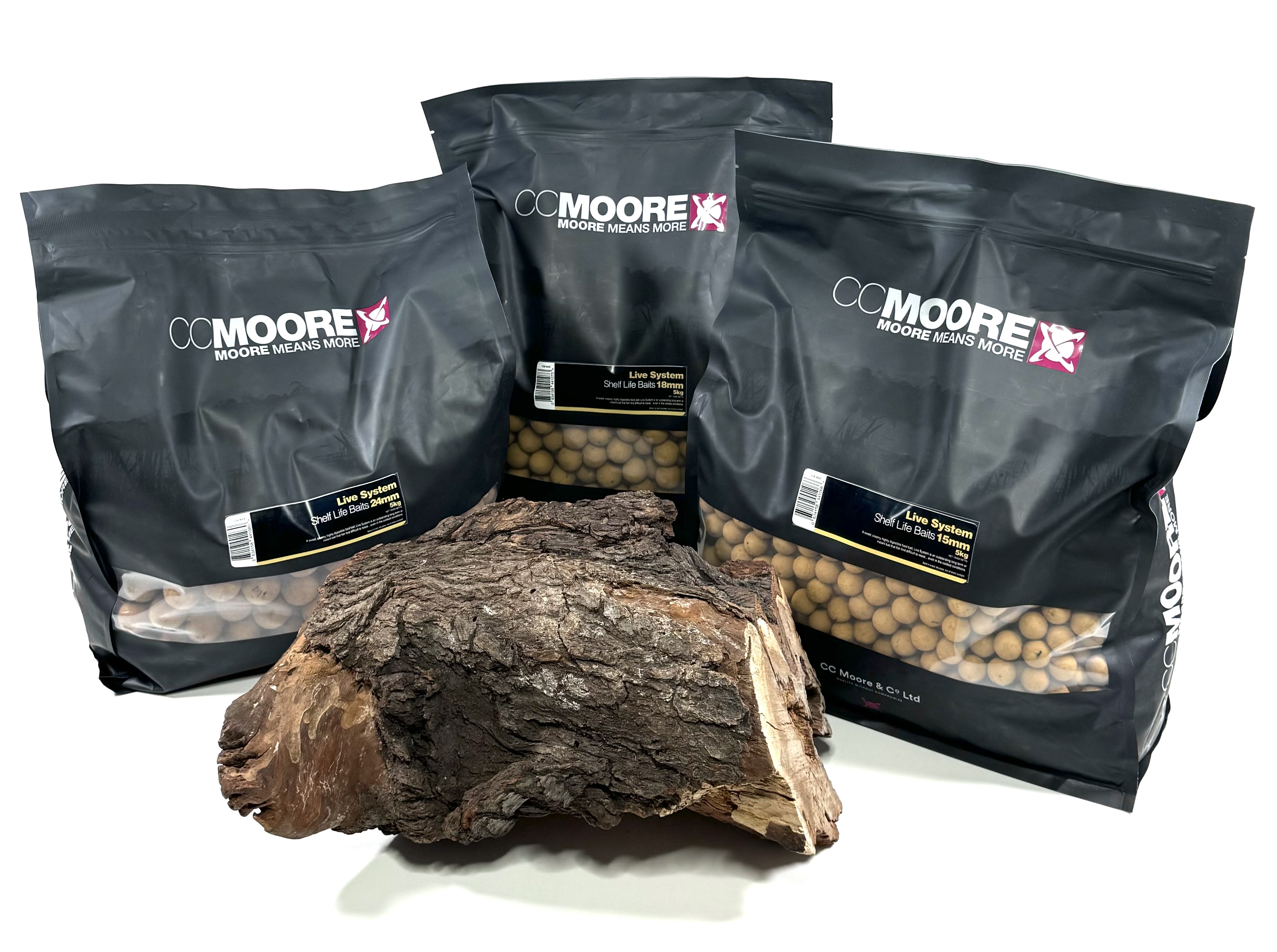 CCmoore Live System Boilies 15mm 18mm 24mm 5kg Shell Life Baits