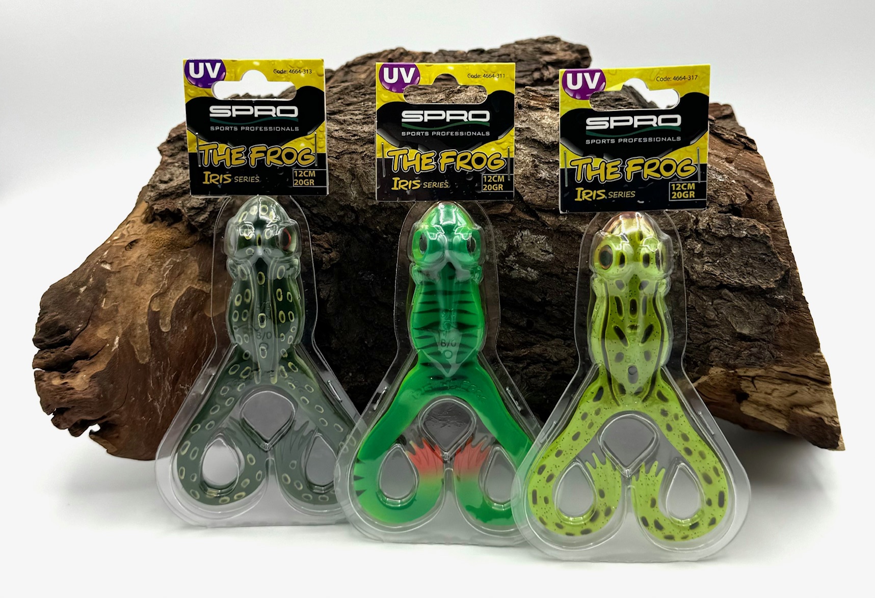 Spro Iris The Frog 120 12cm 20g UV Frosch 4 Farben SALE