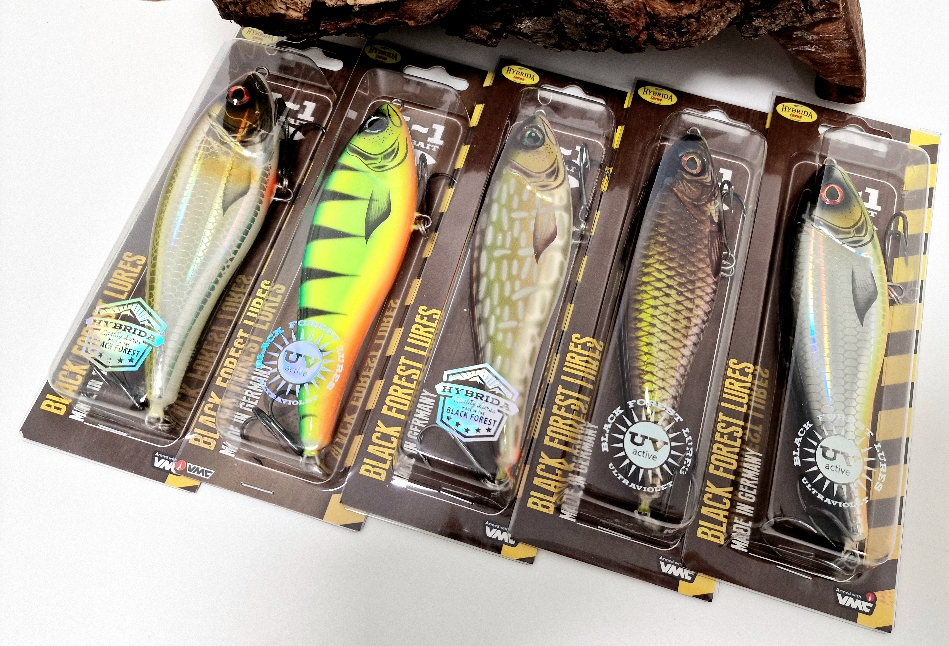 Hybrida J1 Jerkbait Wobbler langsam sinkend 15cm 70g 6 Farben