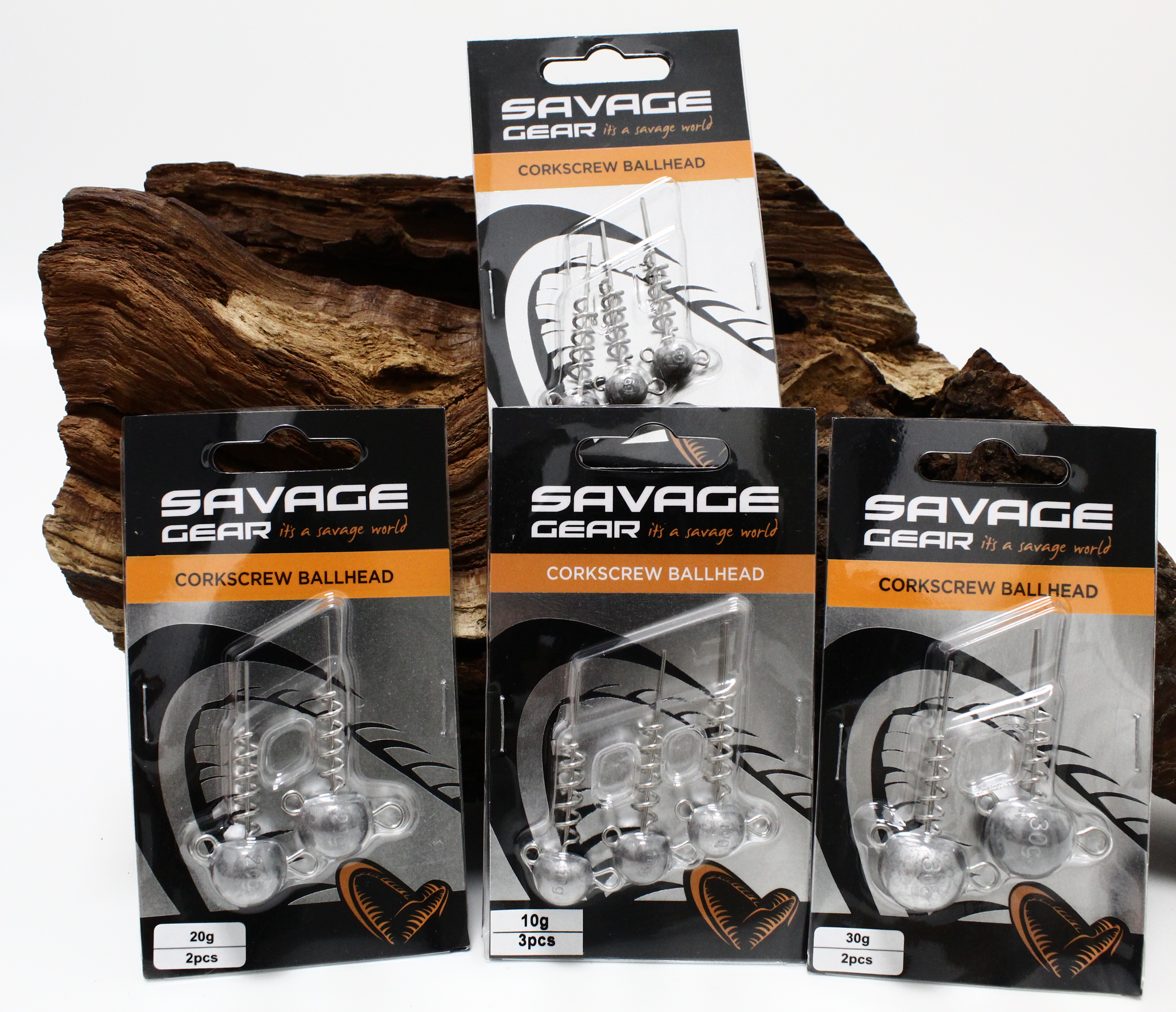 Savage Gear Corkscrew Ballhead 4g 6g 10g 15g 20g 30g