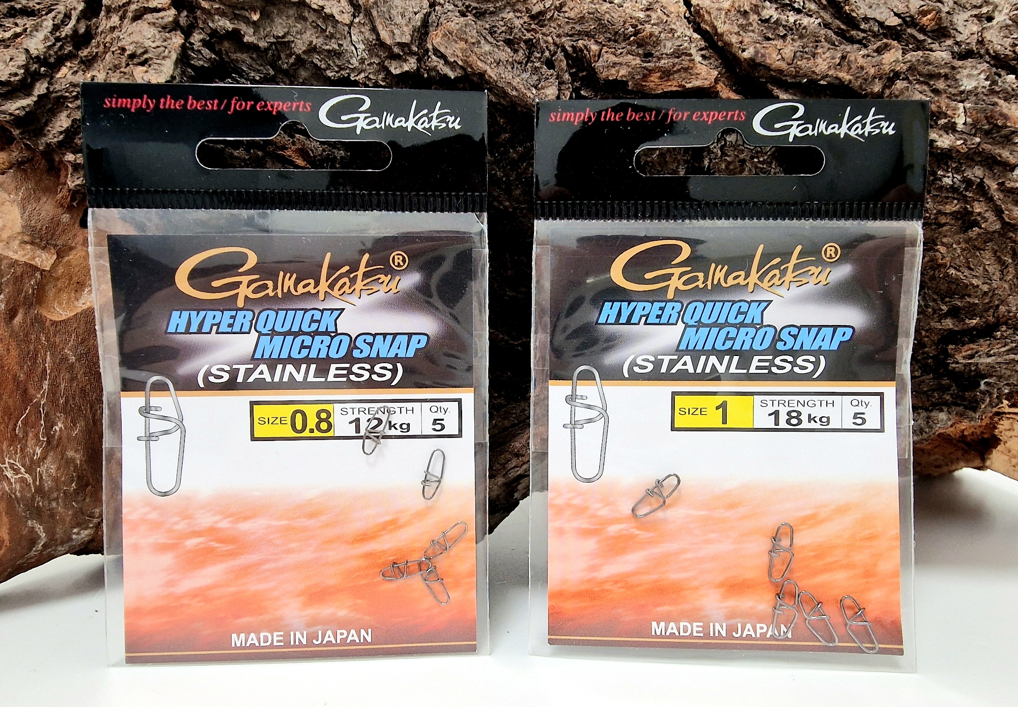 Gamakatsu Hyper Quick Micro Snap Gr. 0,8 1 5 Stück