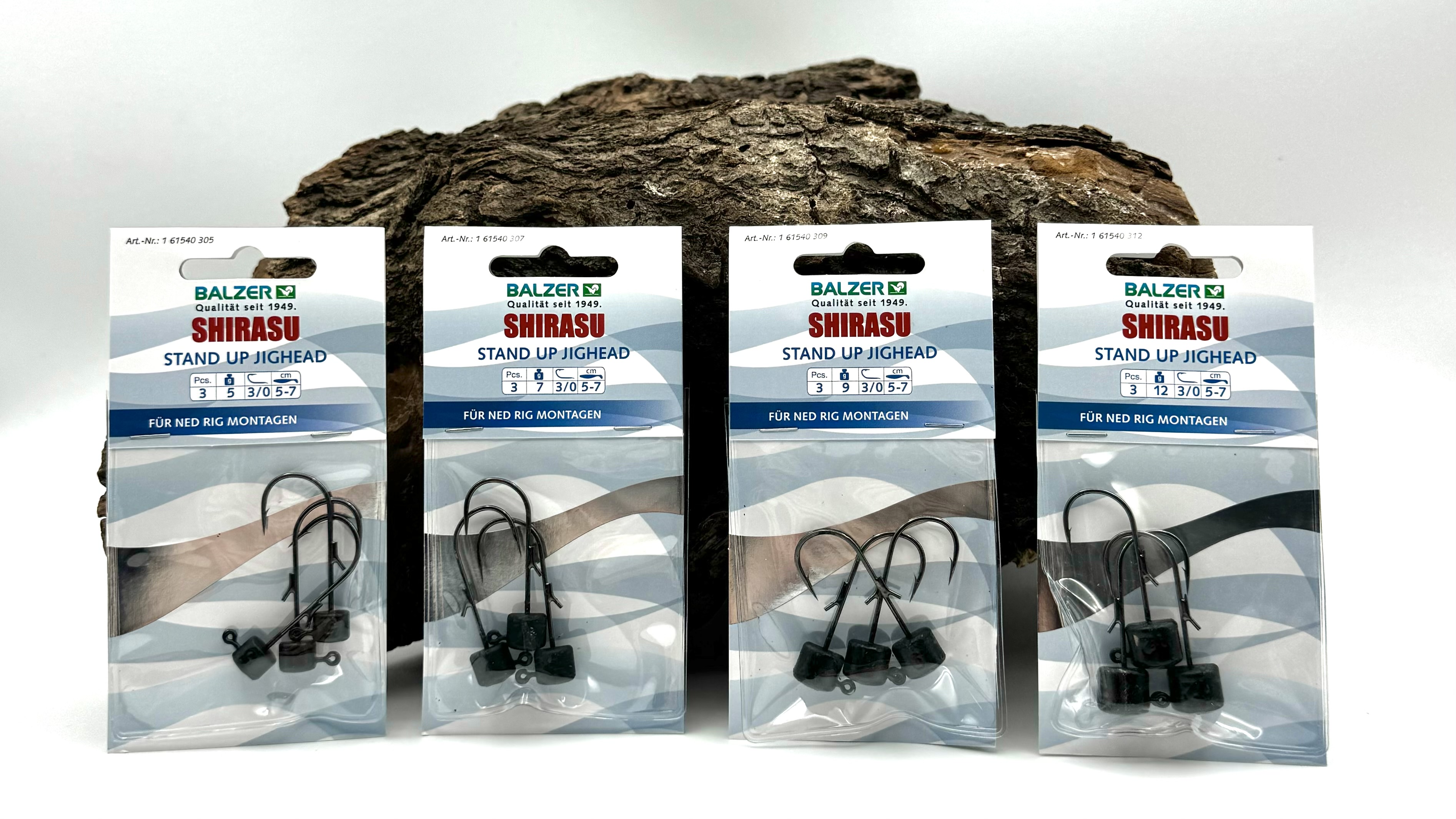 Balzer Shirasu Stand Up Jighead Gr. 3/0 5g 7g 9g 12g Ned Rig