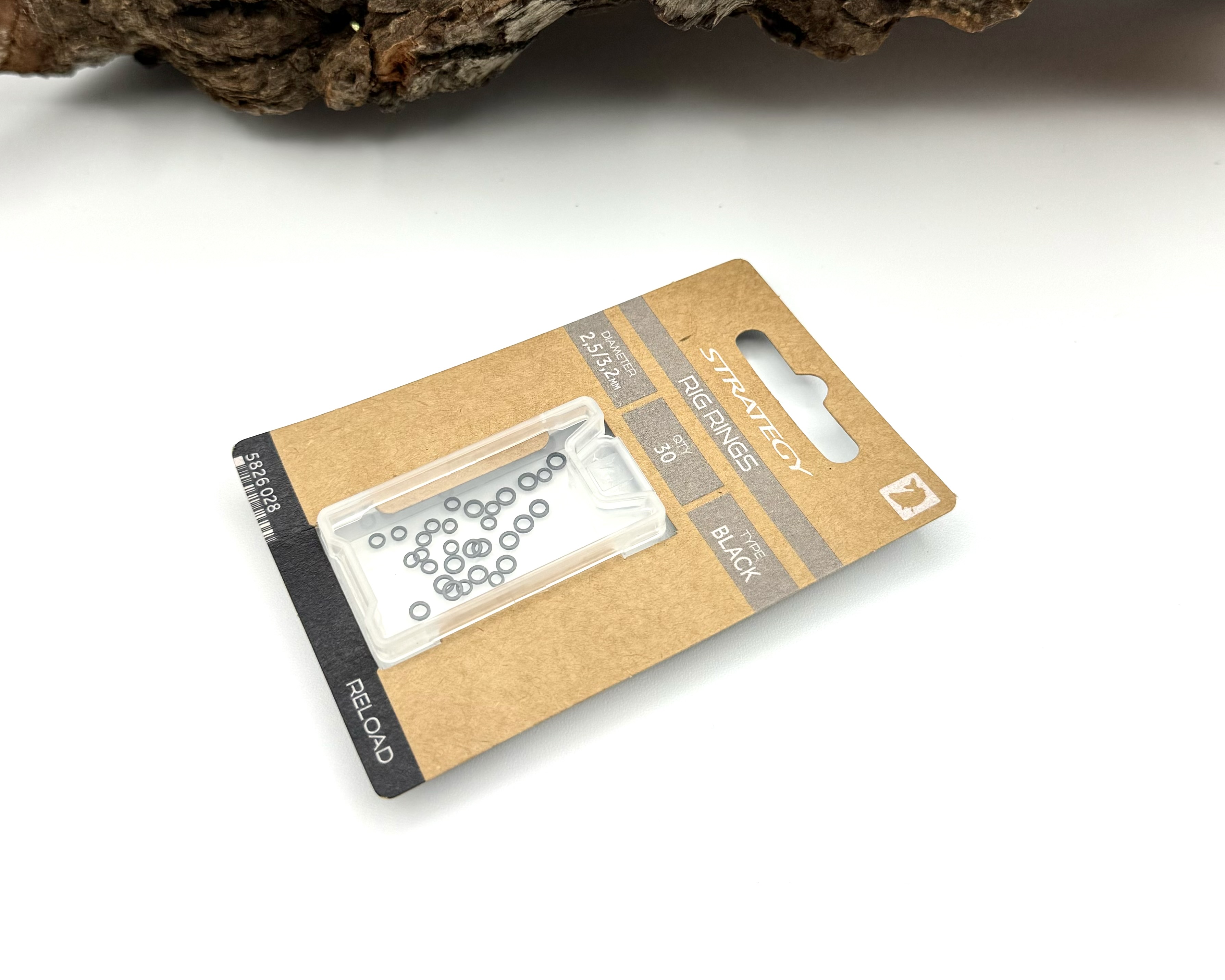 Strategy Reload Rig Rings Mixed 2,5mm & 3,5mm 30 Stück Schwarz