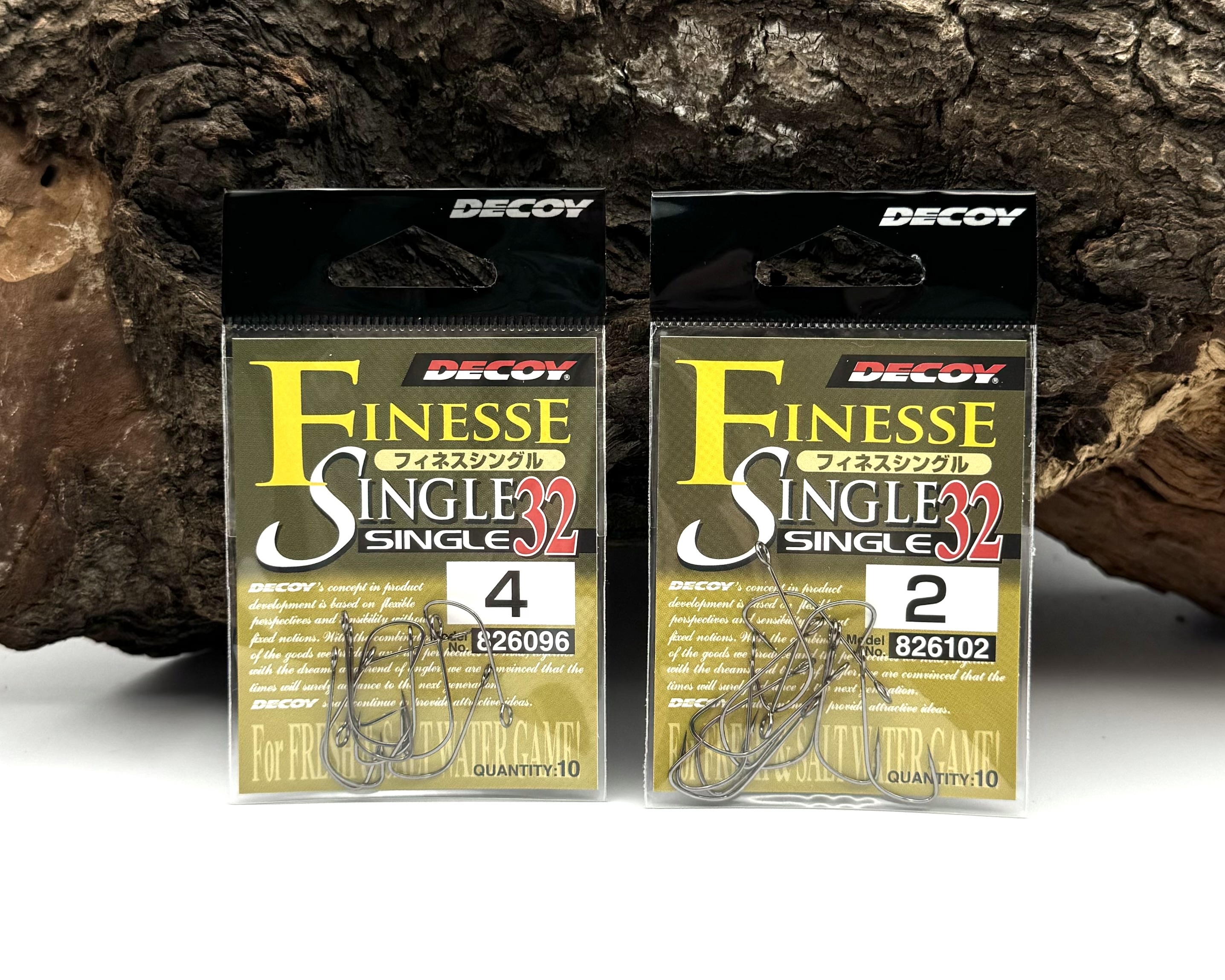 Decoy Finesse Single 32 Cheburashka Haken Gr. 2 4 / 10 Stück Made in Japan