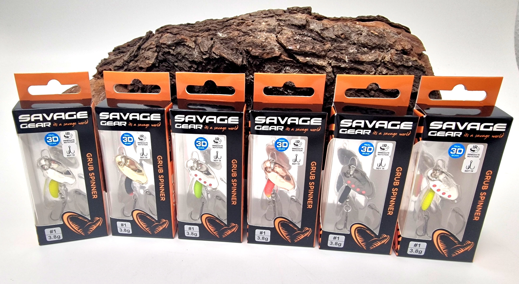 Savage Gear Grub Spinner Gr. 1 3,8g 6 Farben