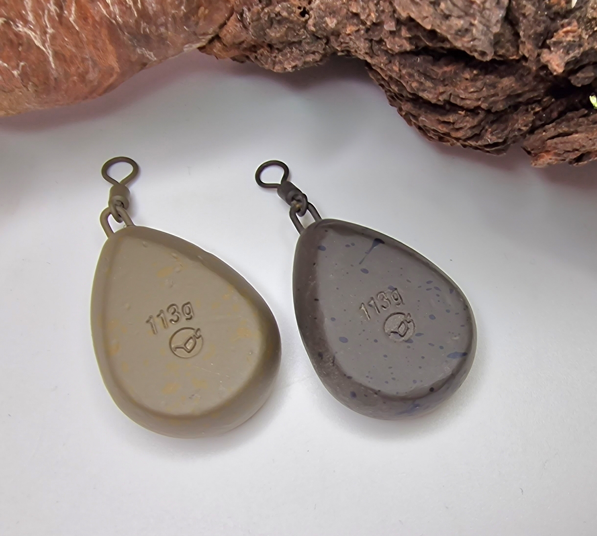 Korda Flat Pear Swivel 4oz 113g Gravel & Weed