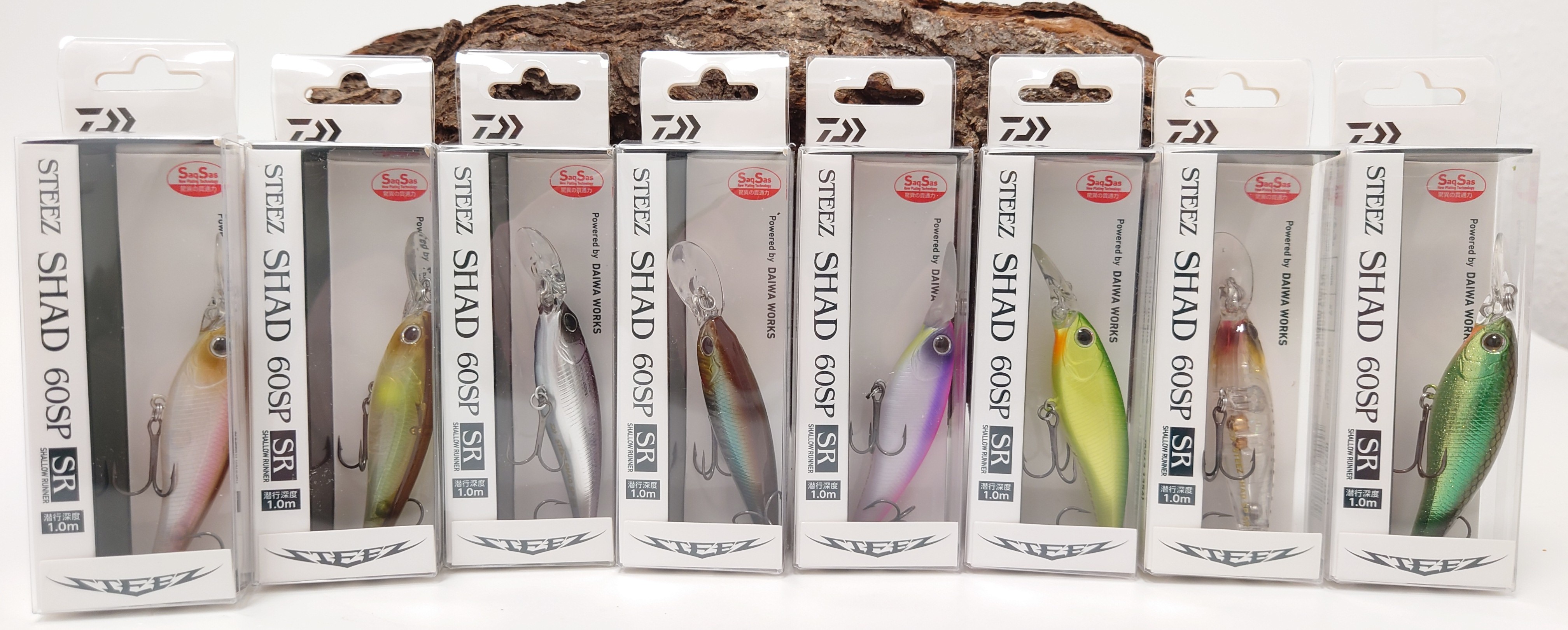Daiwa Steez Shad 60SP SR Shallow Runner 6cm 6,3g 8 Farben