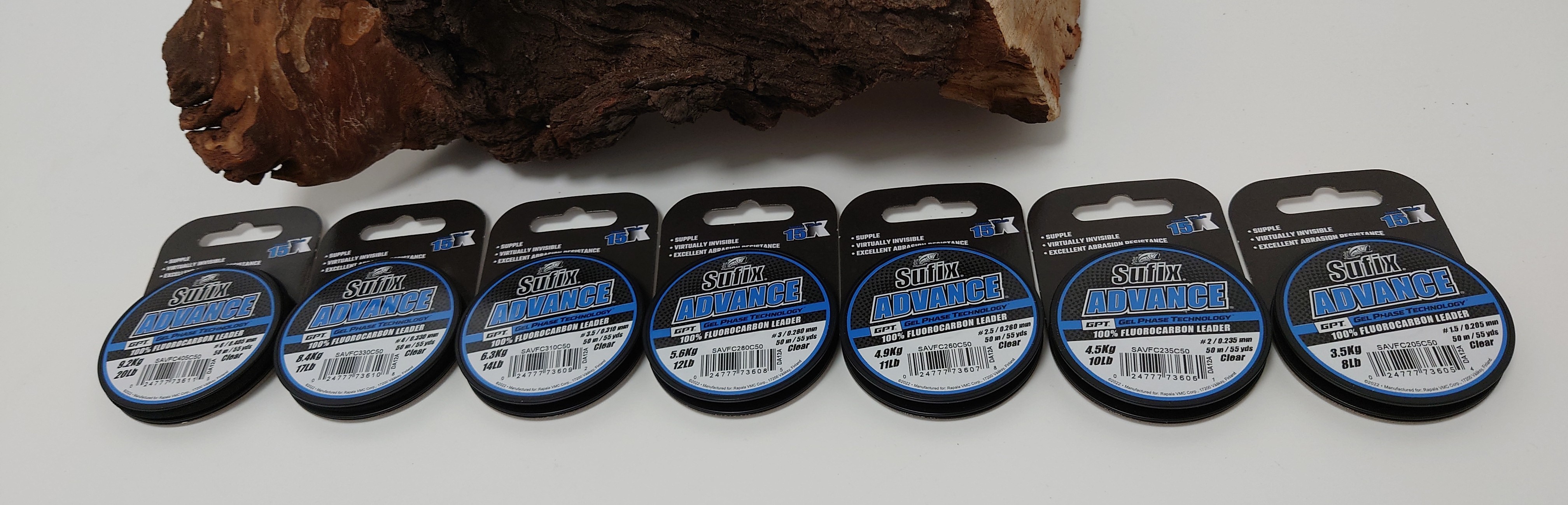 Sufix Advance FC Fluorocarbon 50m 0,205mm bis 0,405mm