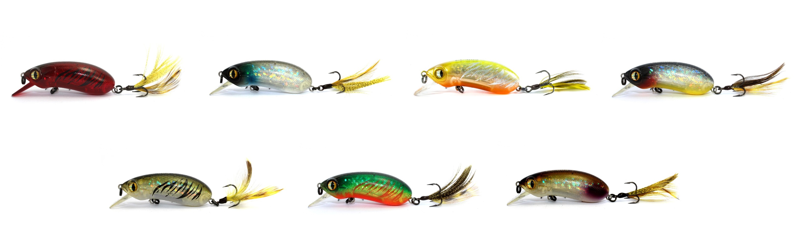 Lurefans CC60S Wobbler 7 Farben 6cm 9,6g Crankbait BKK ABVERKAUF