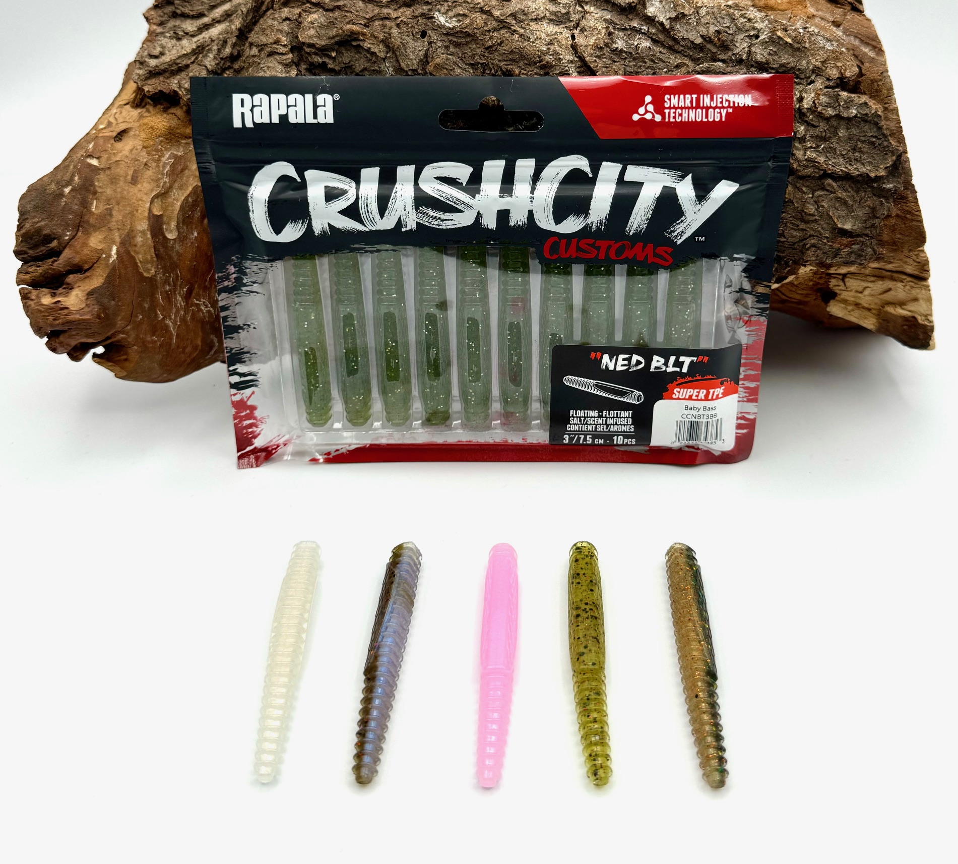 Rapala Crushcity Customs Ned BLT 3" 7,5cm 3,5g 10 Stück 12 Farben