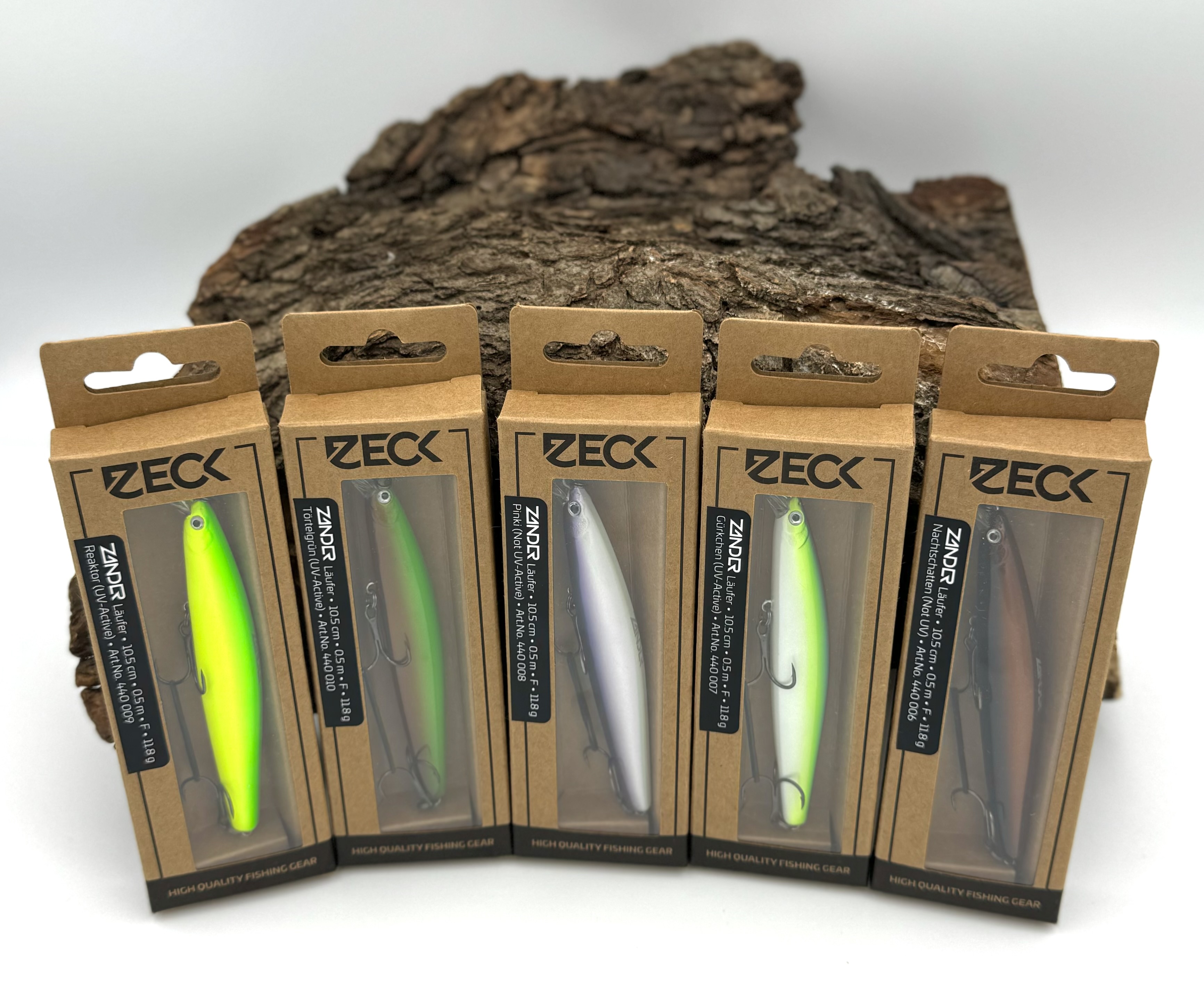 Zeck Zander Läufer 10,5cm 0,7m F 11,8g  5 Farben Sebastian Hänel