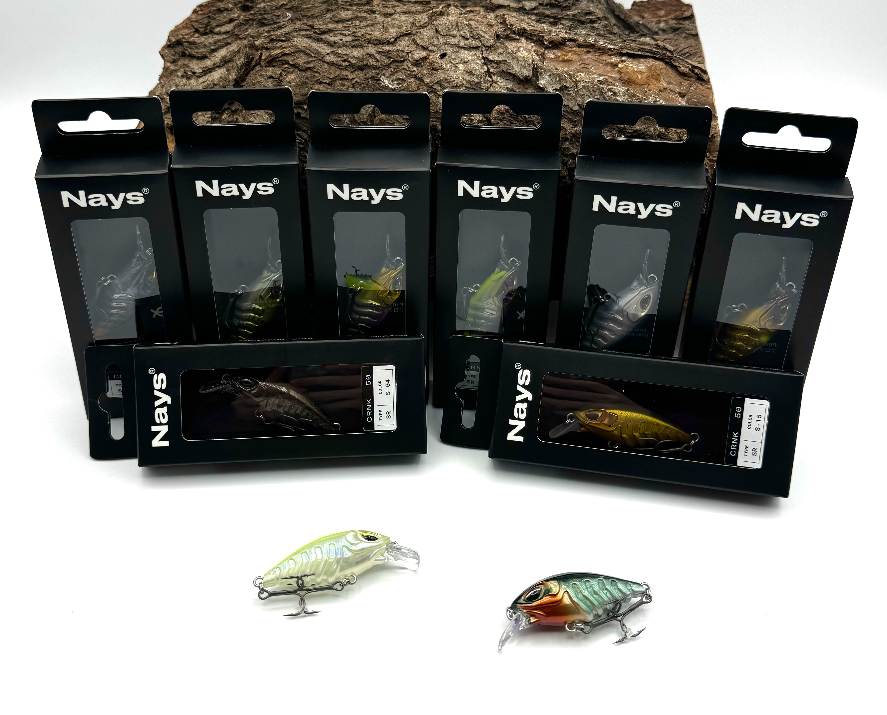 Nays CRNK 50 SR 5cm 6,1g Crankbait Hardbait BKK Drilling Wobbler 10 Farben