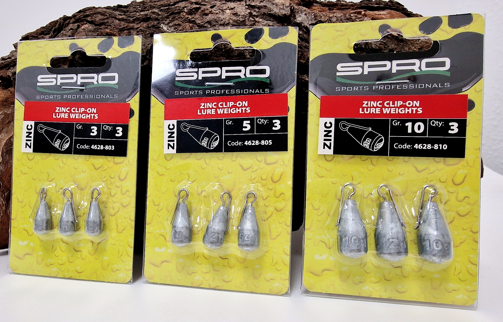 Spro Zinc Clip on Lure Weight Bleifrei 3g 5g 7g 10g