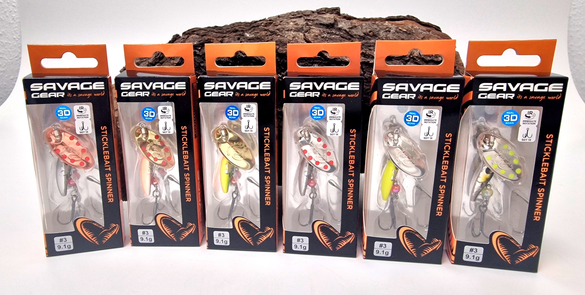 Savage Gear Sticklebait Spinner Gr. 3 9,1g 6 Farben