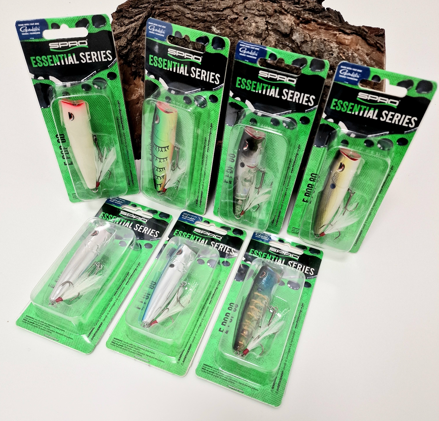 Spro Essential Serie Silent E Pop 80 8cm 14g 7 Farben Topwater Köder ABVERKAUF