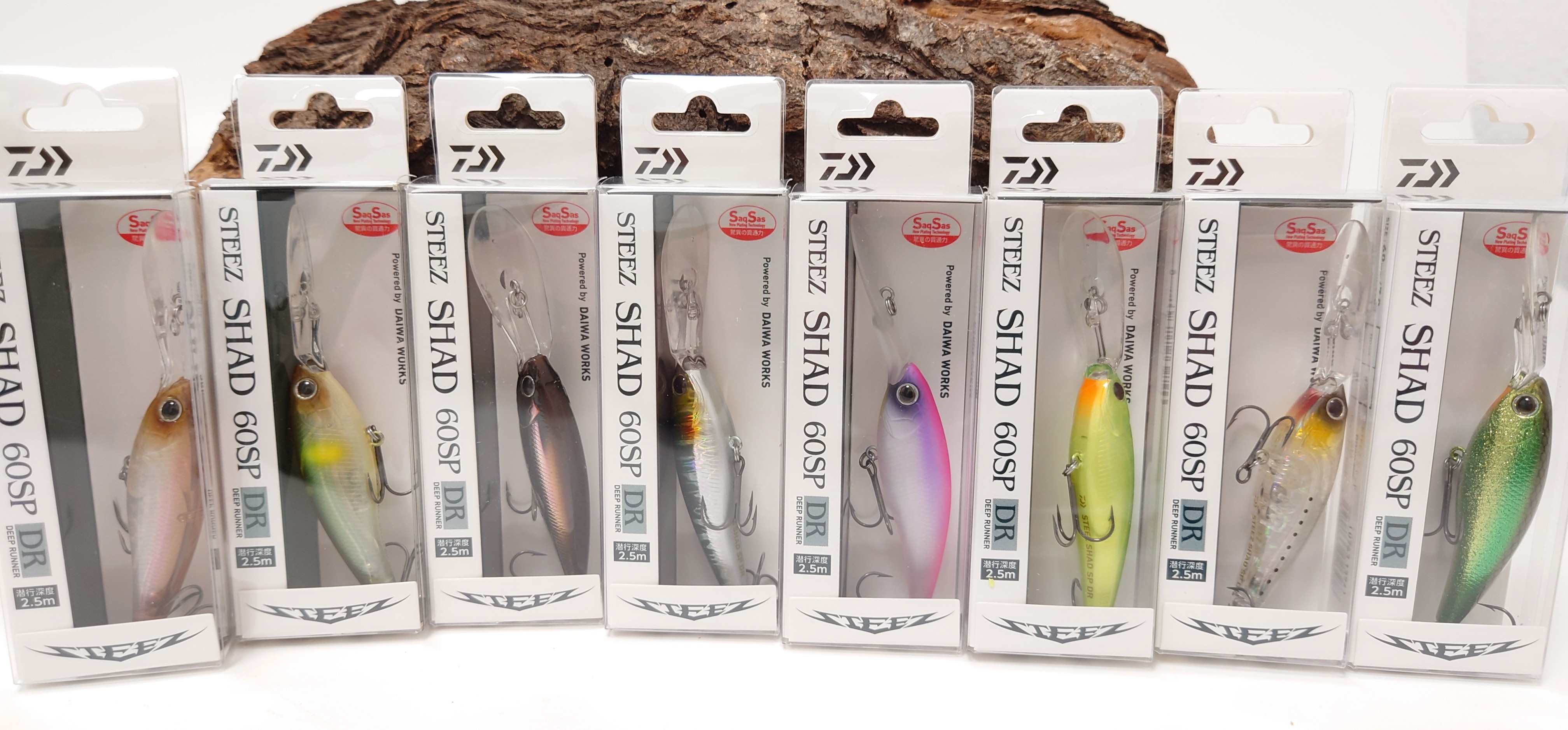 Daiwa Steez Shad 60SP DR Deep Runner 6cm 7g 8 Farben