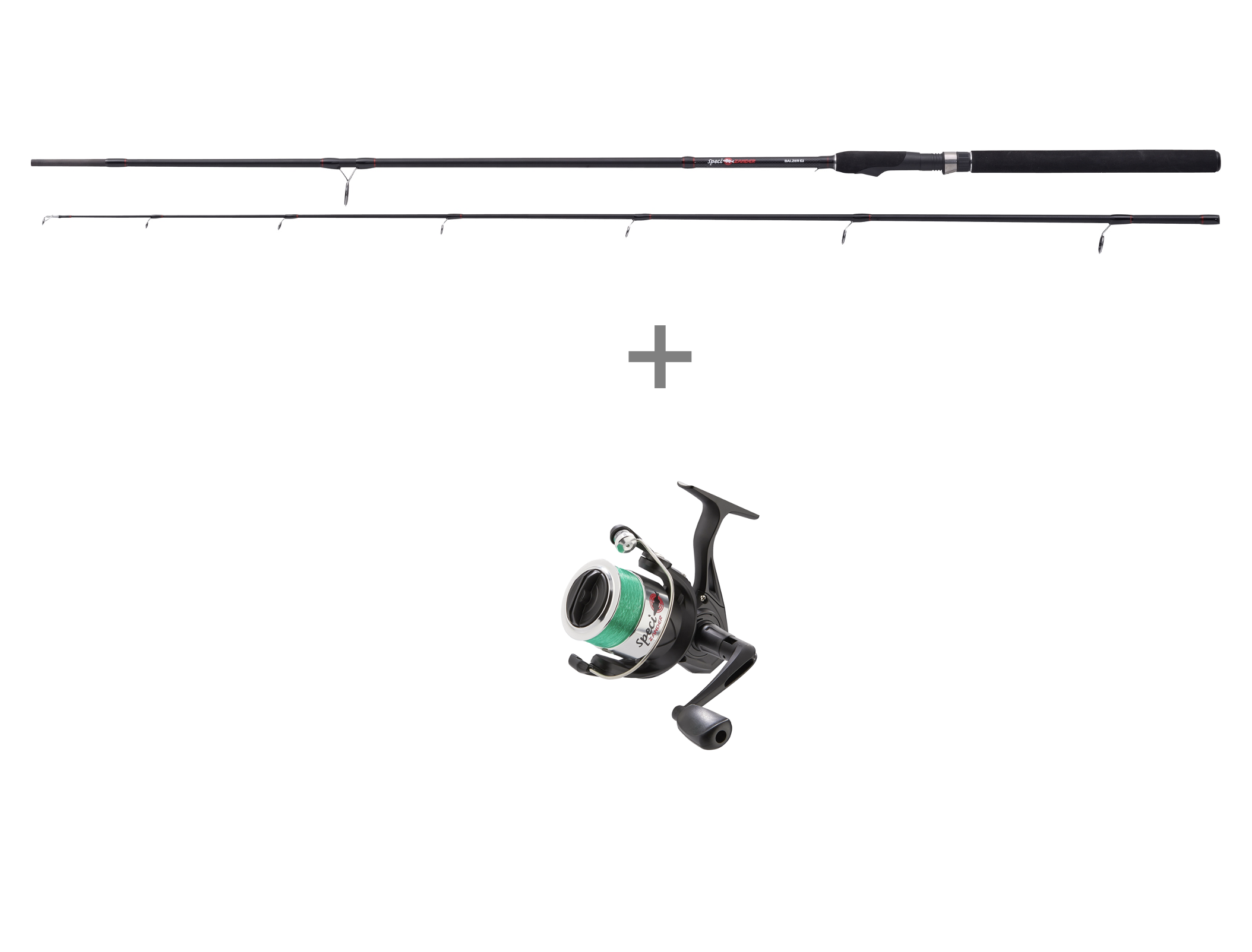 Balzer Spezial Combo Speci Zander Rute 2,40m 19-50g + Speci 2000 Rolle