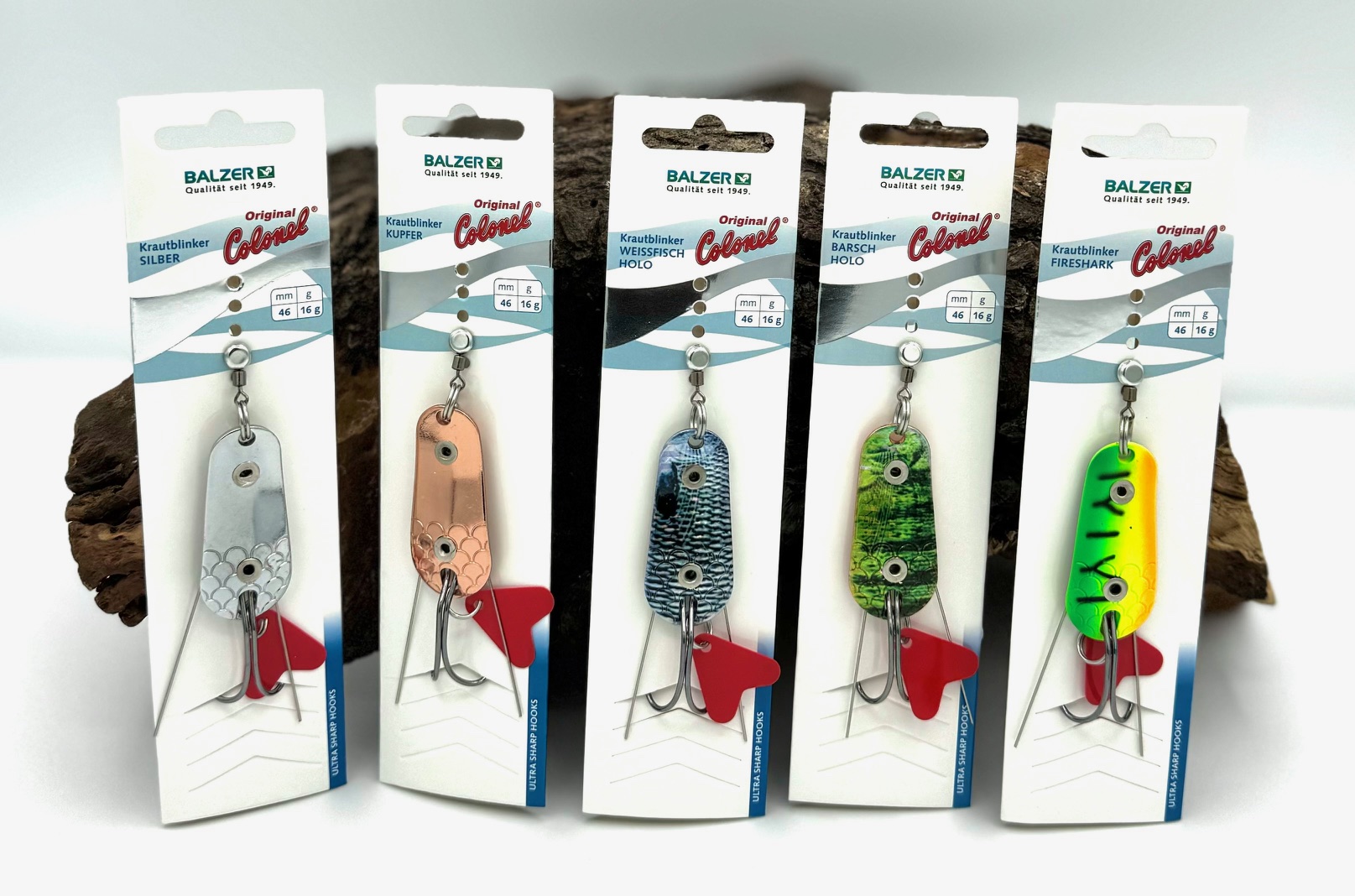 Balzer Colonel Classic Krautblinker 5 Farben 16g 46mm
