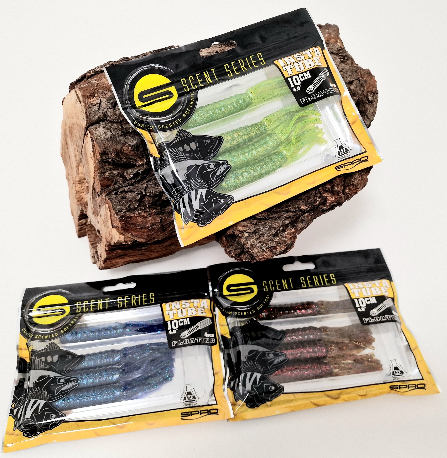 Spro Scent Series Insta Tube 100 10cm 8,4g 4 Stück 6 Farben SALE