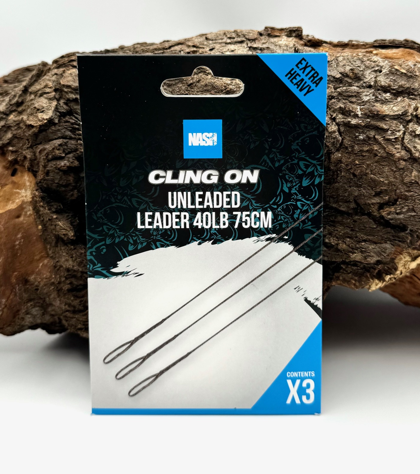 Nash Ready Tied Unleaded Leader 40lb 75cm 3 Stück