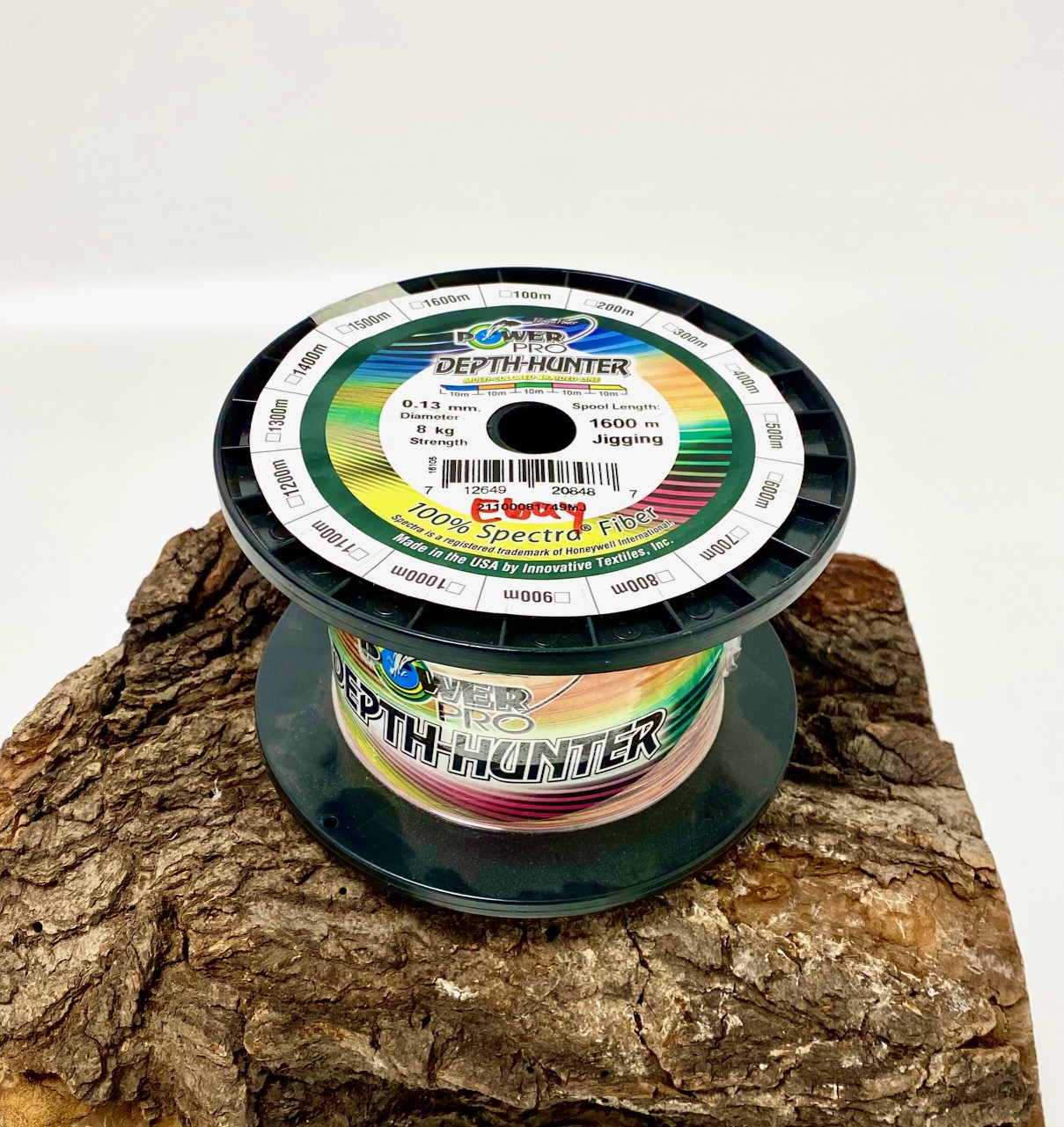 Power Pro Depth Hunter Multicolour Braided 0,13mm 8kg 1600m Großspule ABVERKAUF