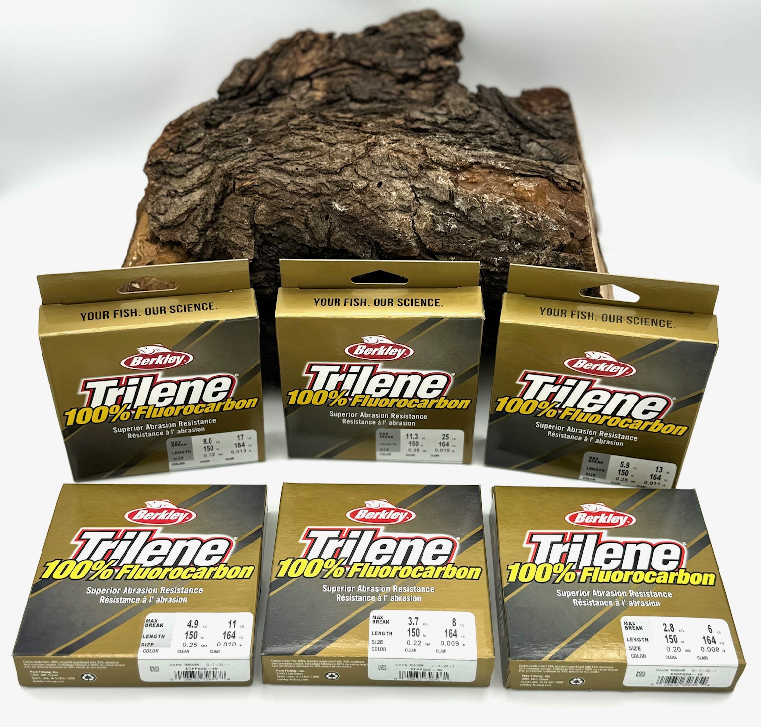 Berkley Trilene 100% Fluorocarbon 150m 0,20mm 0,22mm 0,25mm 0,28mm 0,30mm 0,32mm 0,35mm 0,38mm