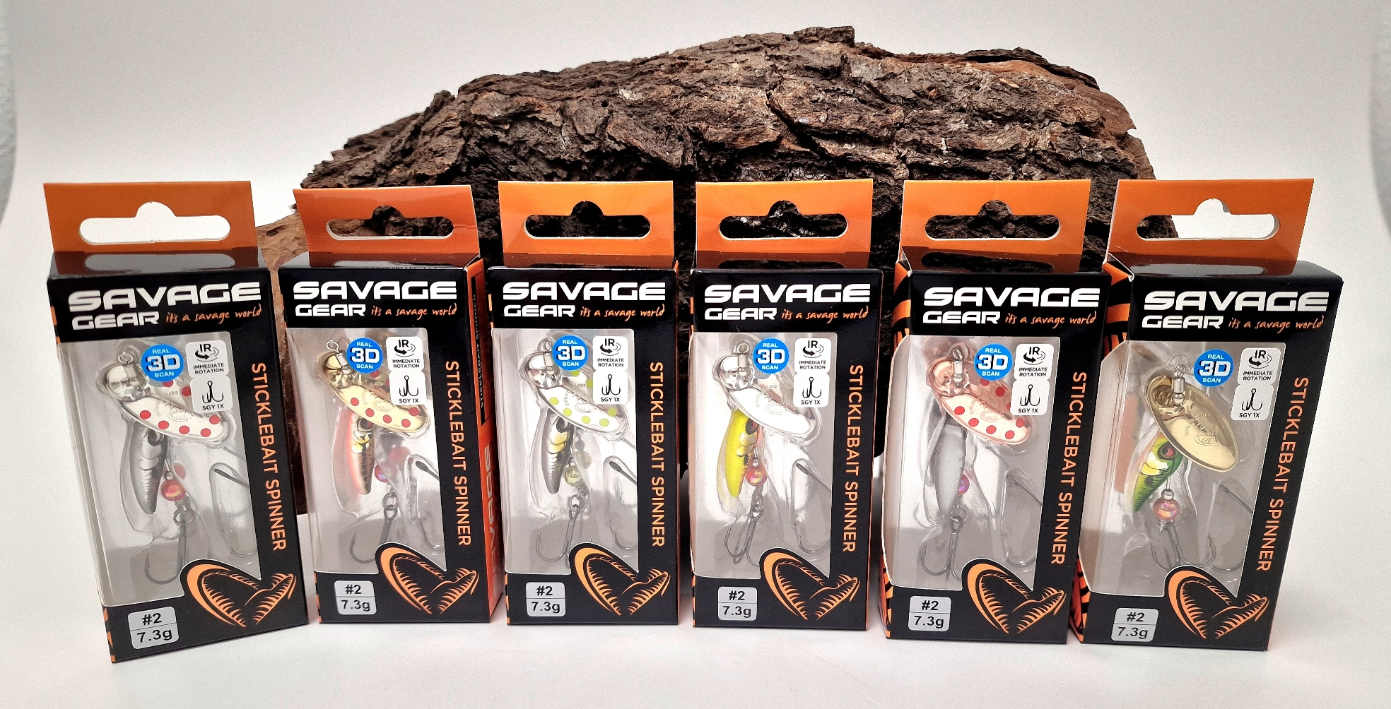 Savage Gear Sticklebait Spinner Gr. 2 7,3g 6 Farben