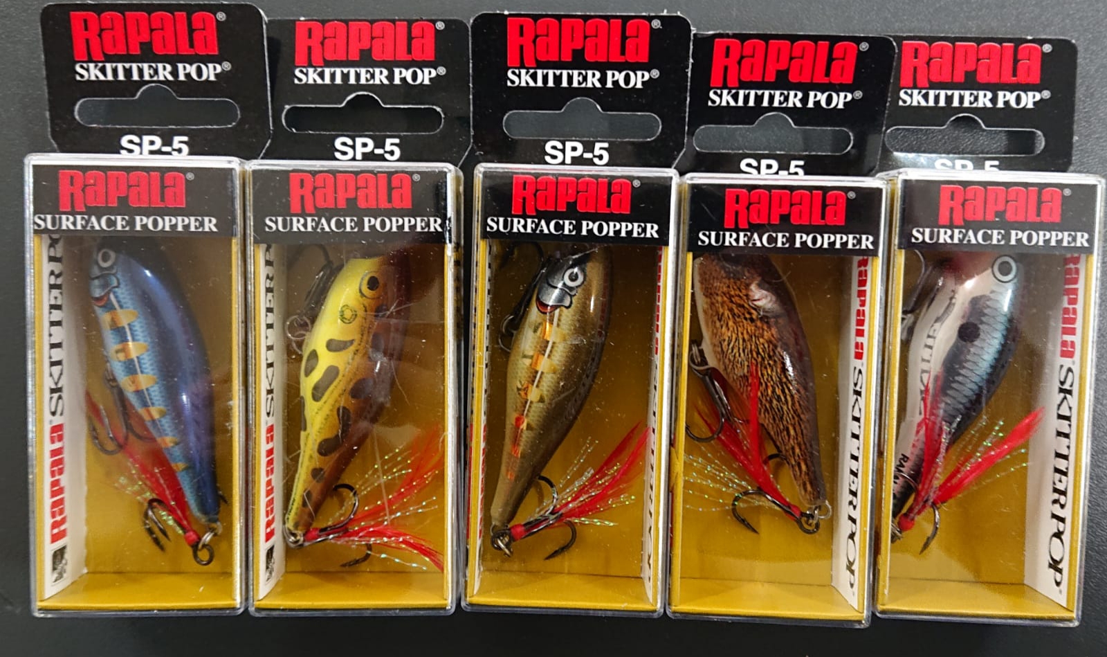Rapala Skitter Pop SP05 5cm 6g 5 Farben