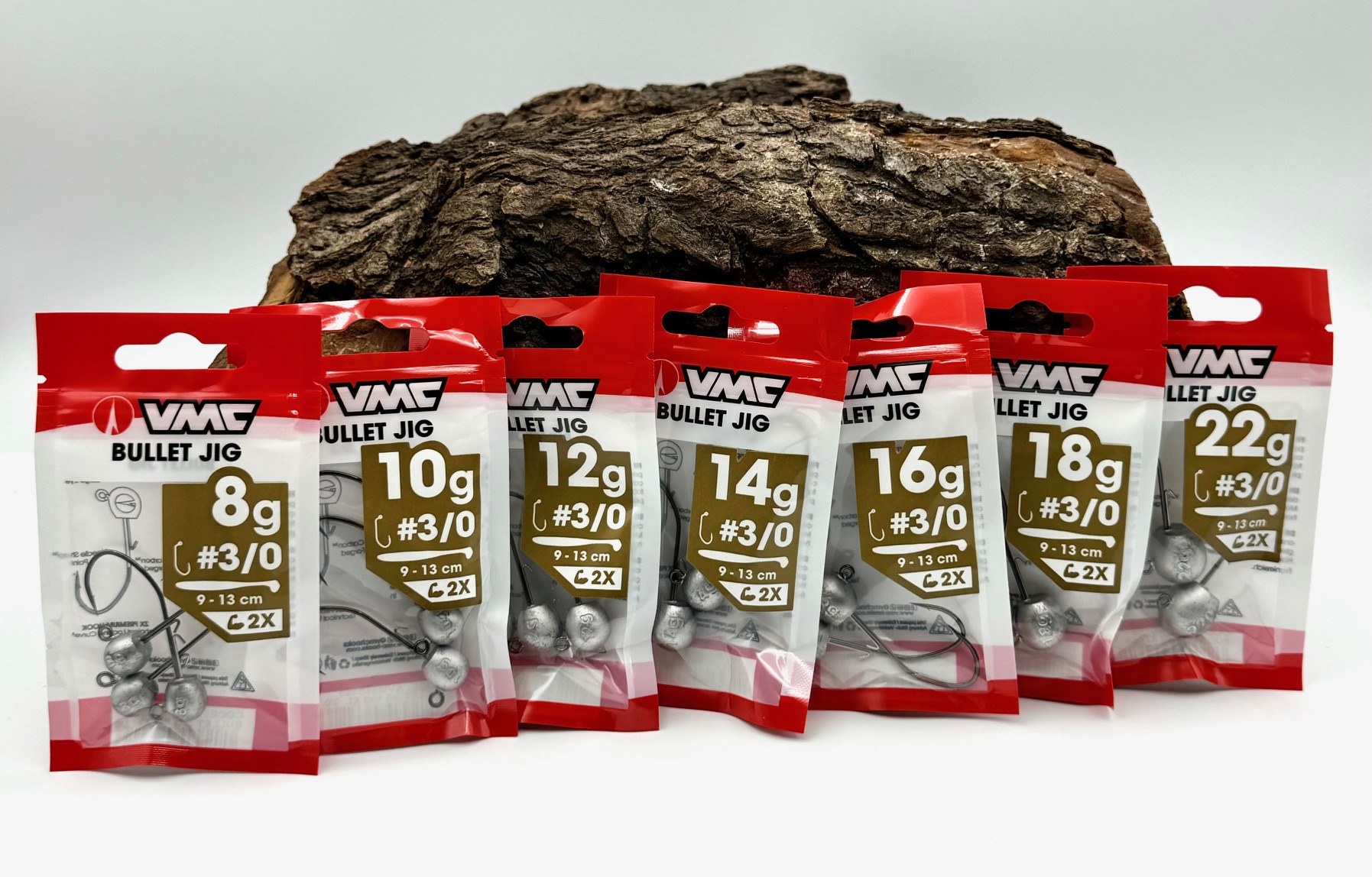 VMC Bullet Jig Haken #3/0 8g 10g 12g 14g 16g 18g 22g