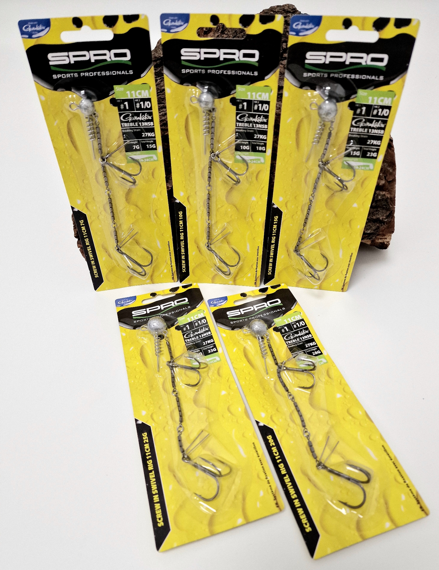 Spro Screw In 360° Rig 11cm 7g 10g 15g 20g 25g 27kg Tragkraft