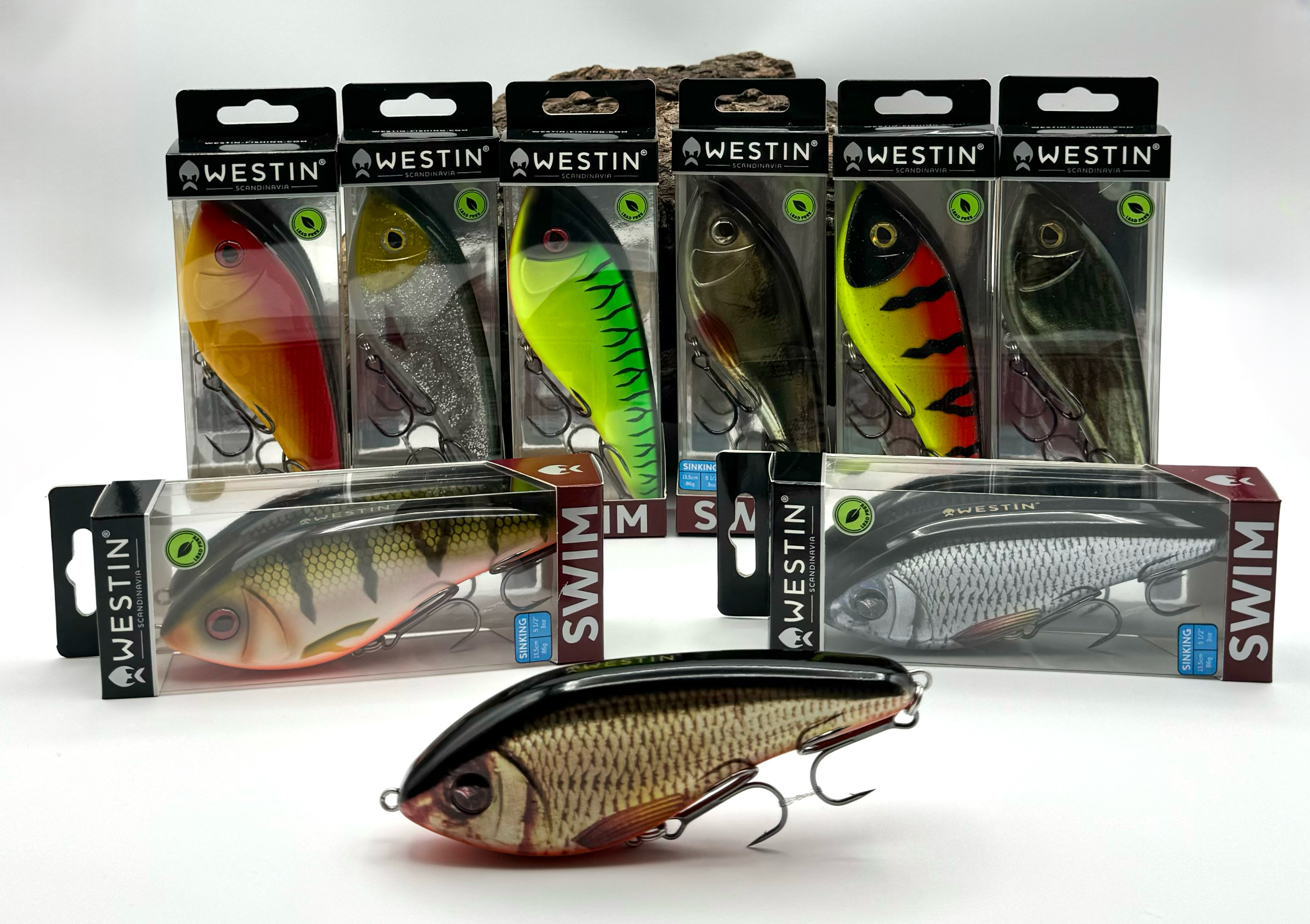 Westin Swim Glidebait 13,5cm 86g Sinking 16 Farben