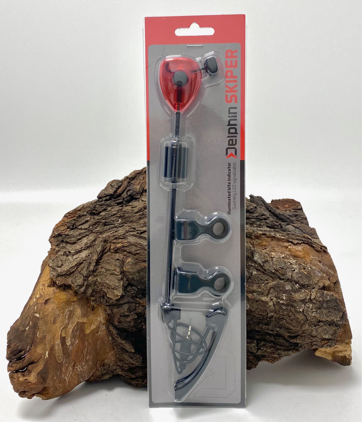 Delphin Bissanzeiger Skiper Swinger Red Rot Pendelbissanzeiger