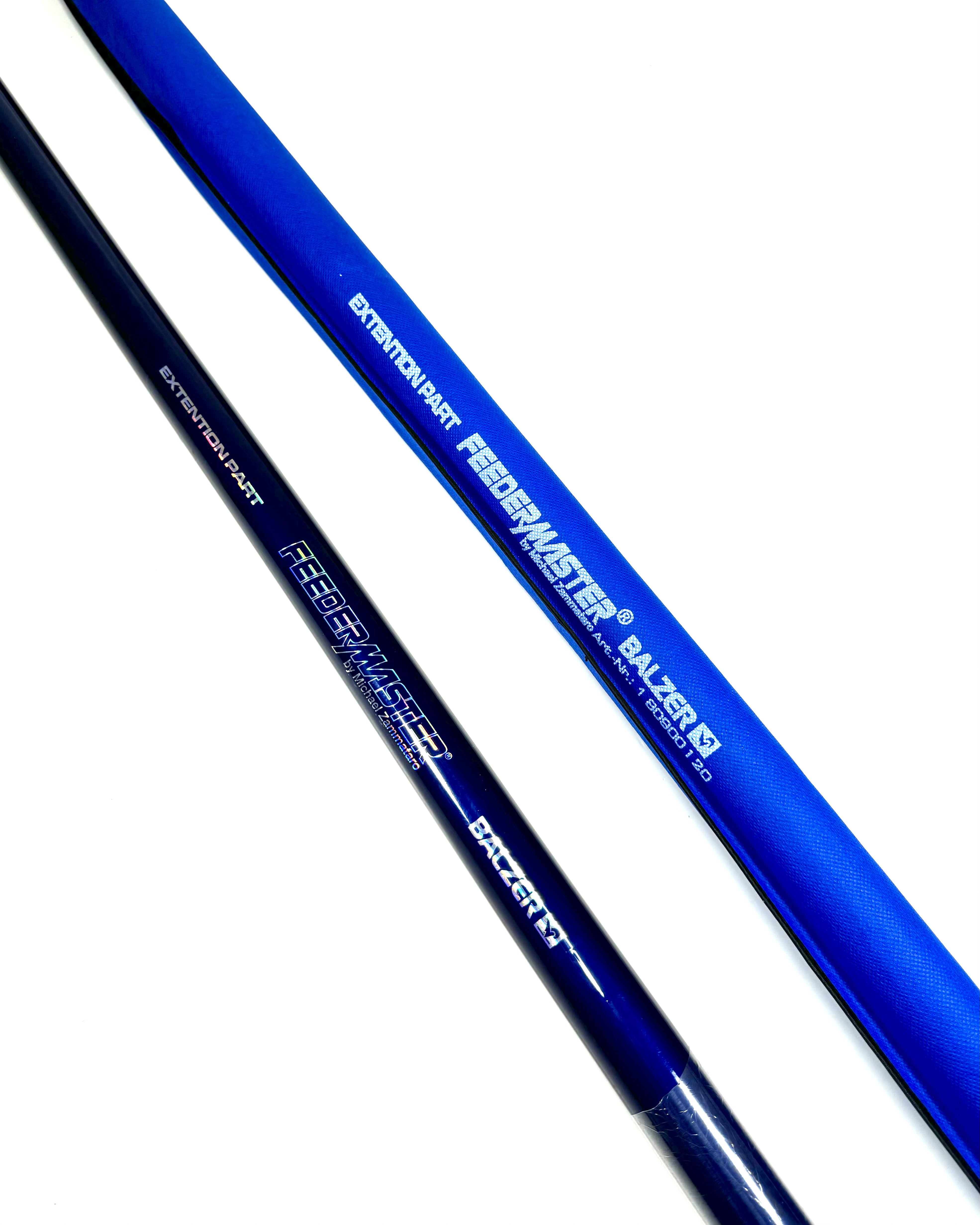 Balzer Feedermaster Extention Part Kohlefaser 2x Stabverlängerungen Kescherstab 1,20m ABVERKAUF