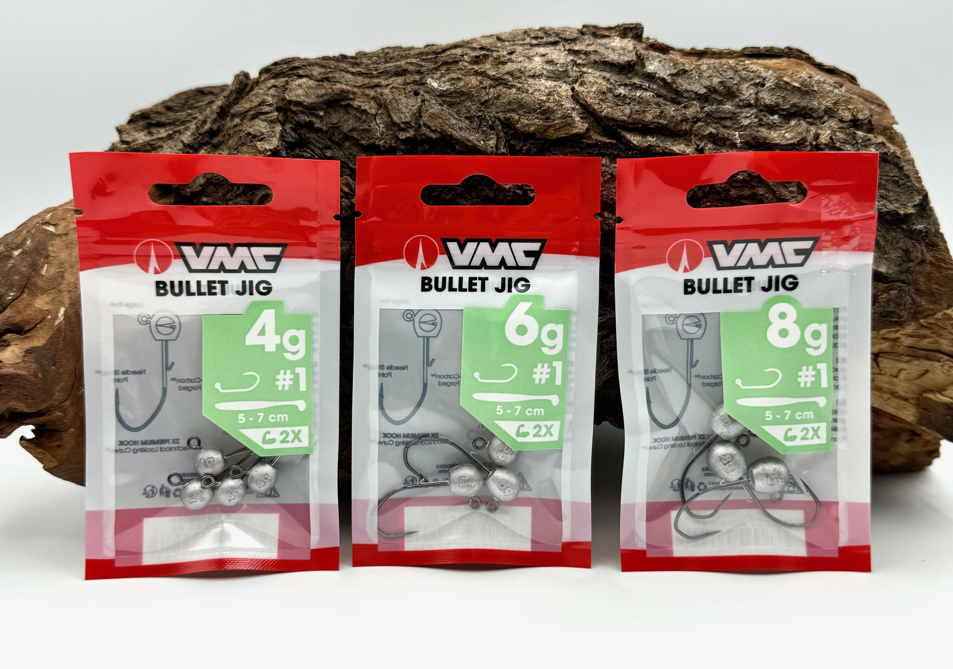 VMC Bullet Jig Haken #1 4g 6g 8g