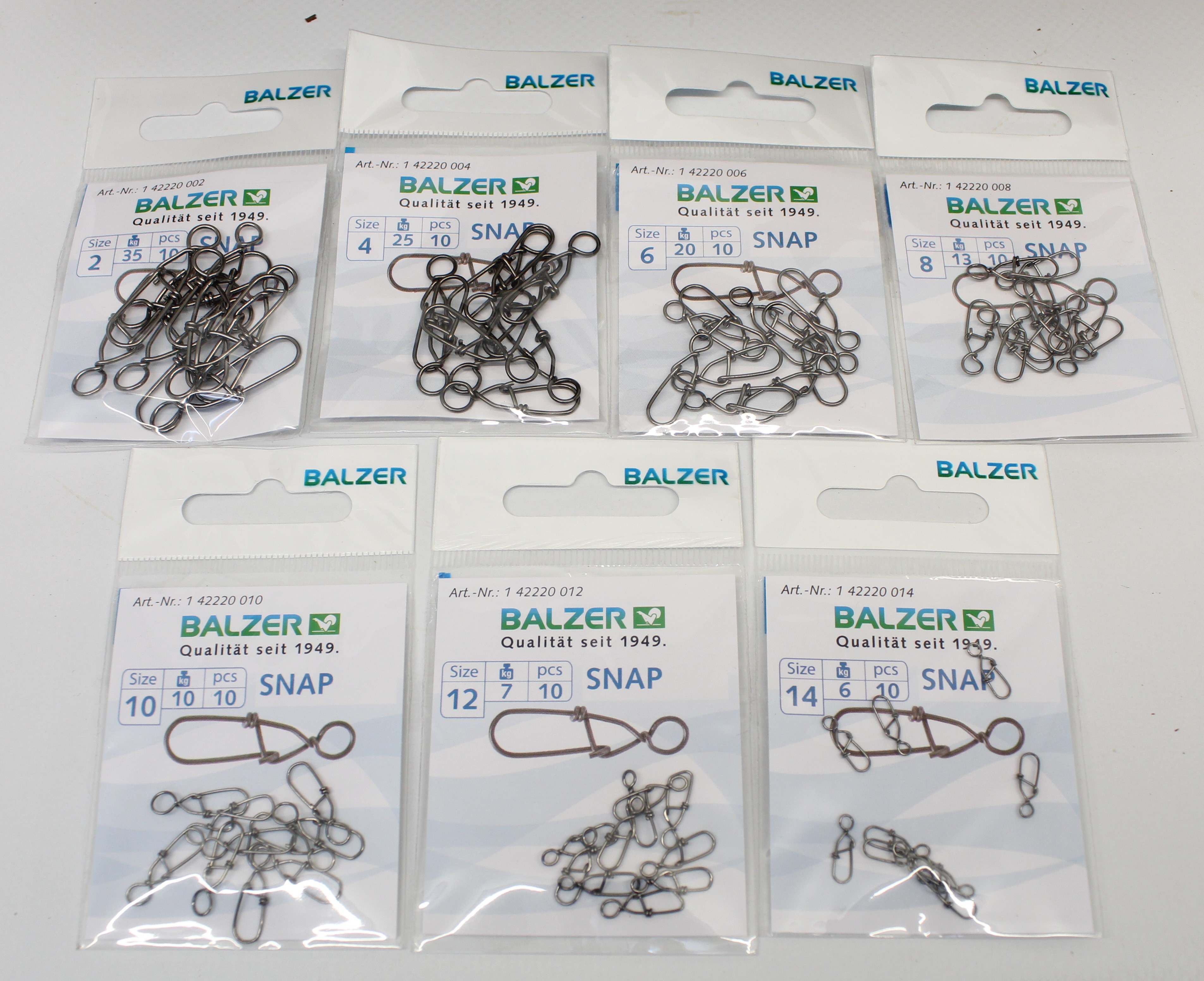 Balzer Snap Größe 2 4 6 8 10 12 14
