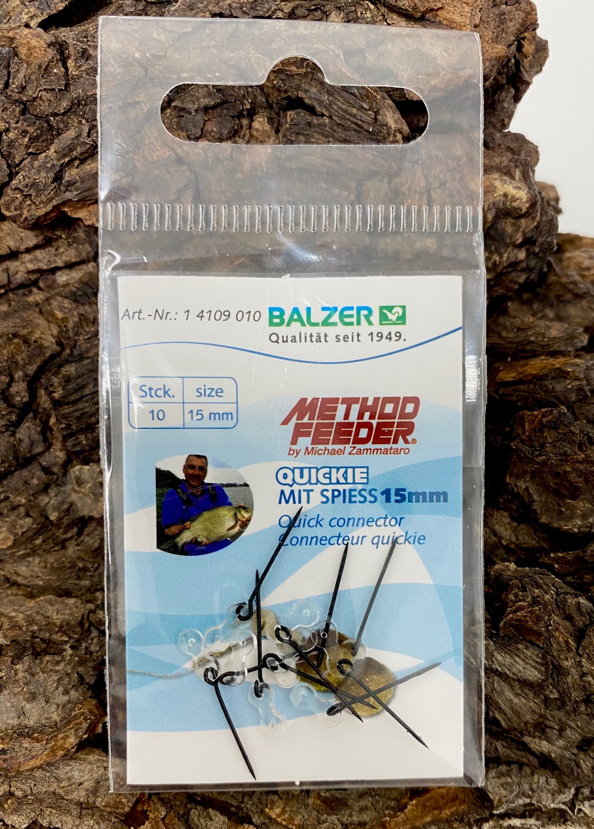 Balzer Method Feeder Quickie Spiess 15mm Stick 10 Stück ABVERKAUF