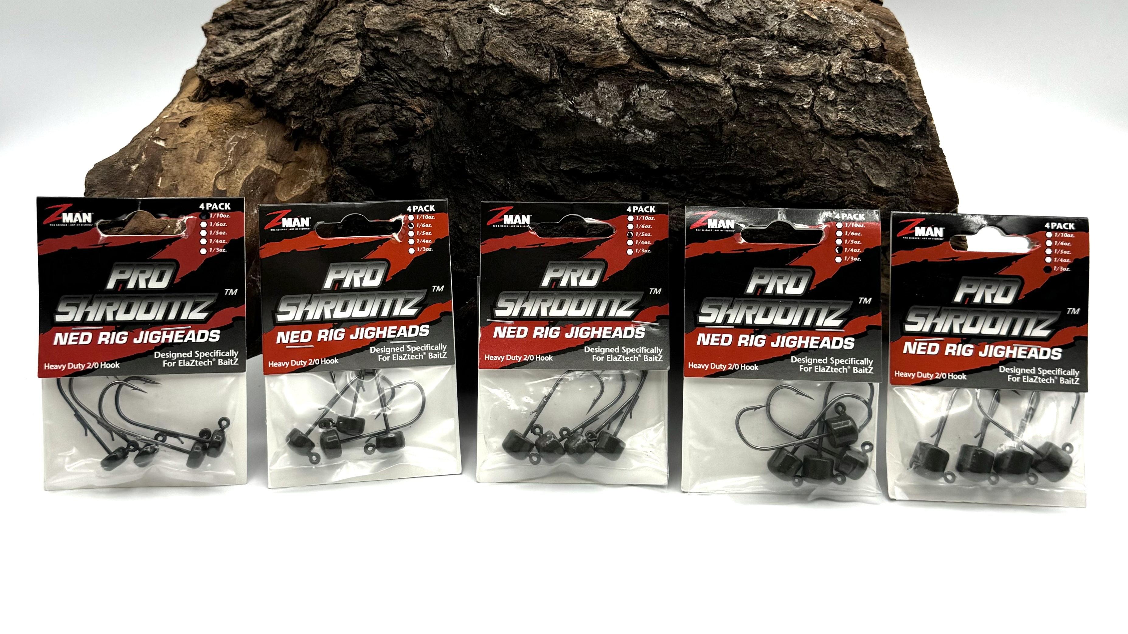 ZMan Pro ShroomZ Ned Rig Jig Jigheads Green Pumpkin 2/0 2,8g 4,6g 5,6g 7g 9,3g