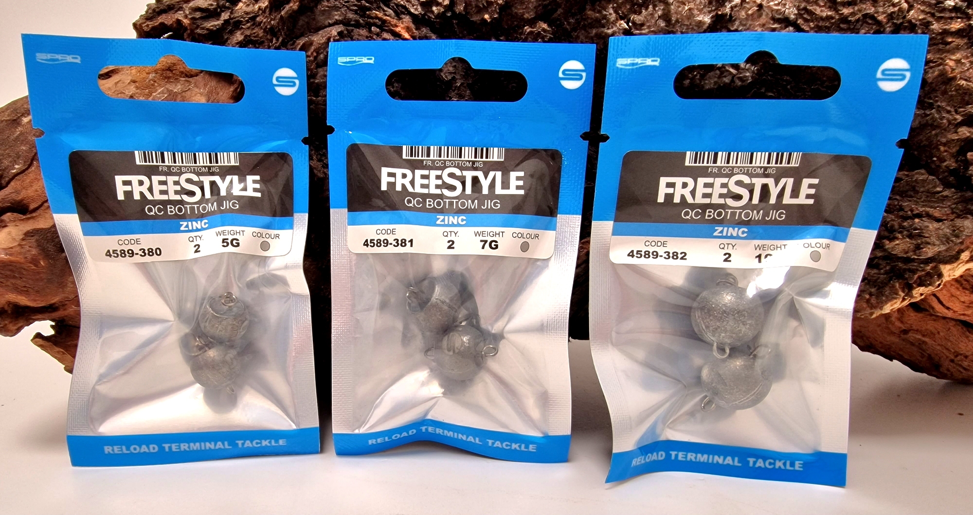 Spro Freestyle QC Bottom Jigs Natural 5g 7g 10g Zinc