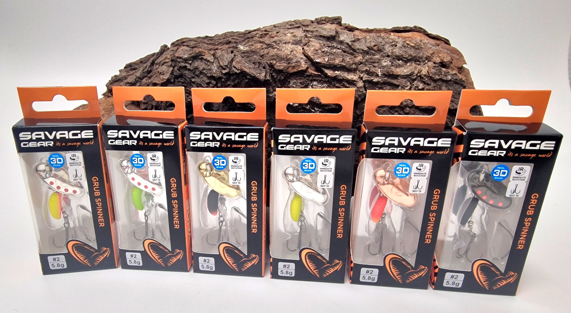 Savage Gear Grub Spinner Gr. 2 5,8g 6 Farben